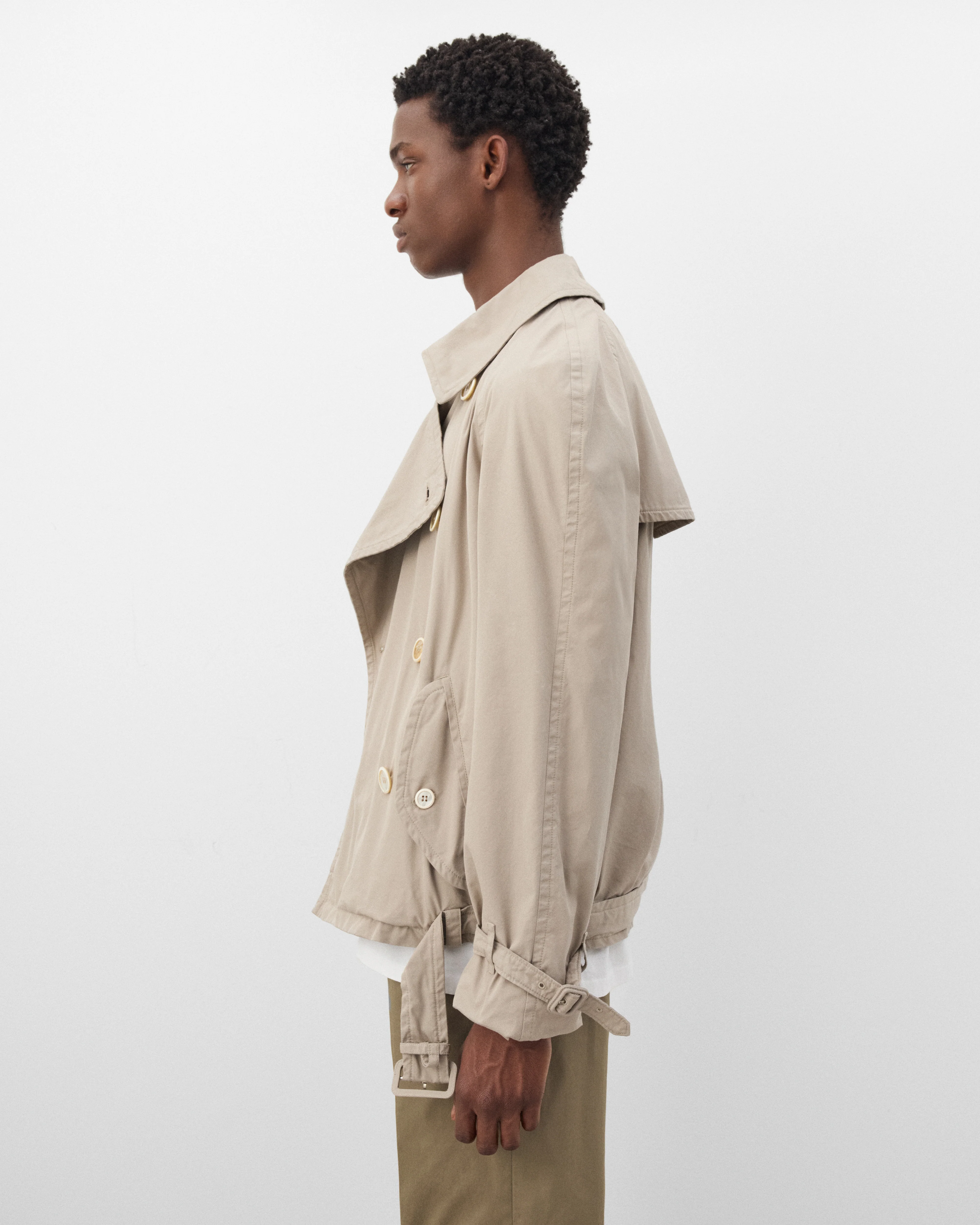 Prada - Men's Technical Jacket - (Clay Grey) - Image 4