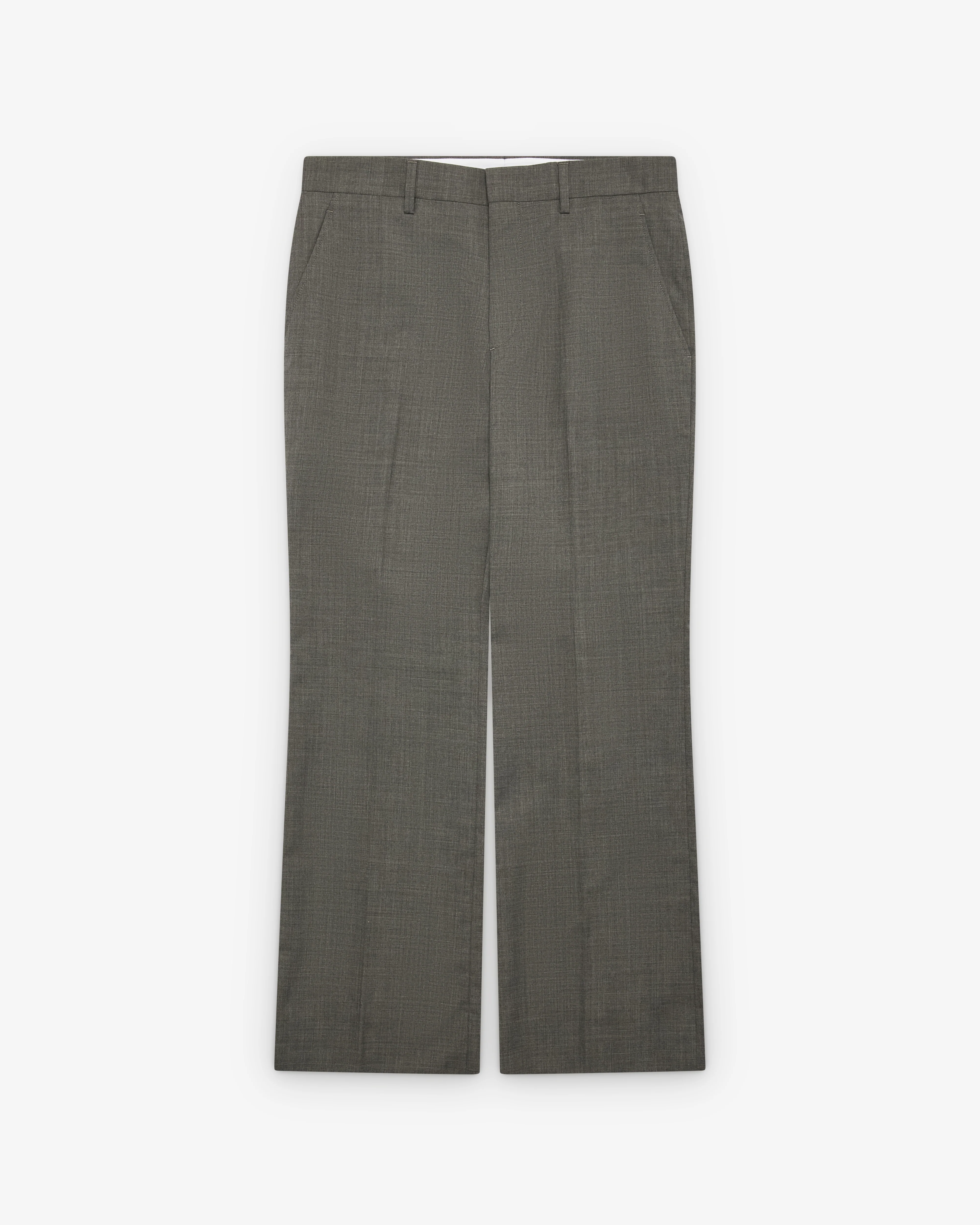 Prada - Men's Wool Flared Pants - (Grey)