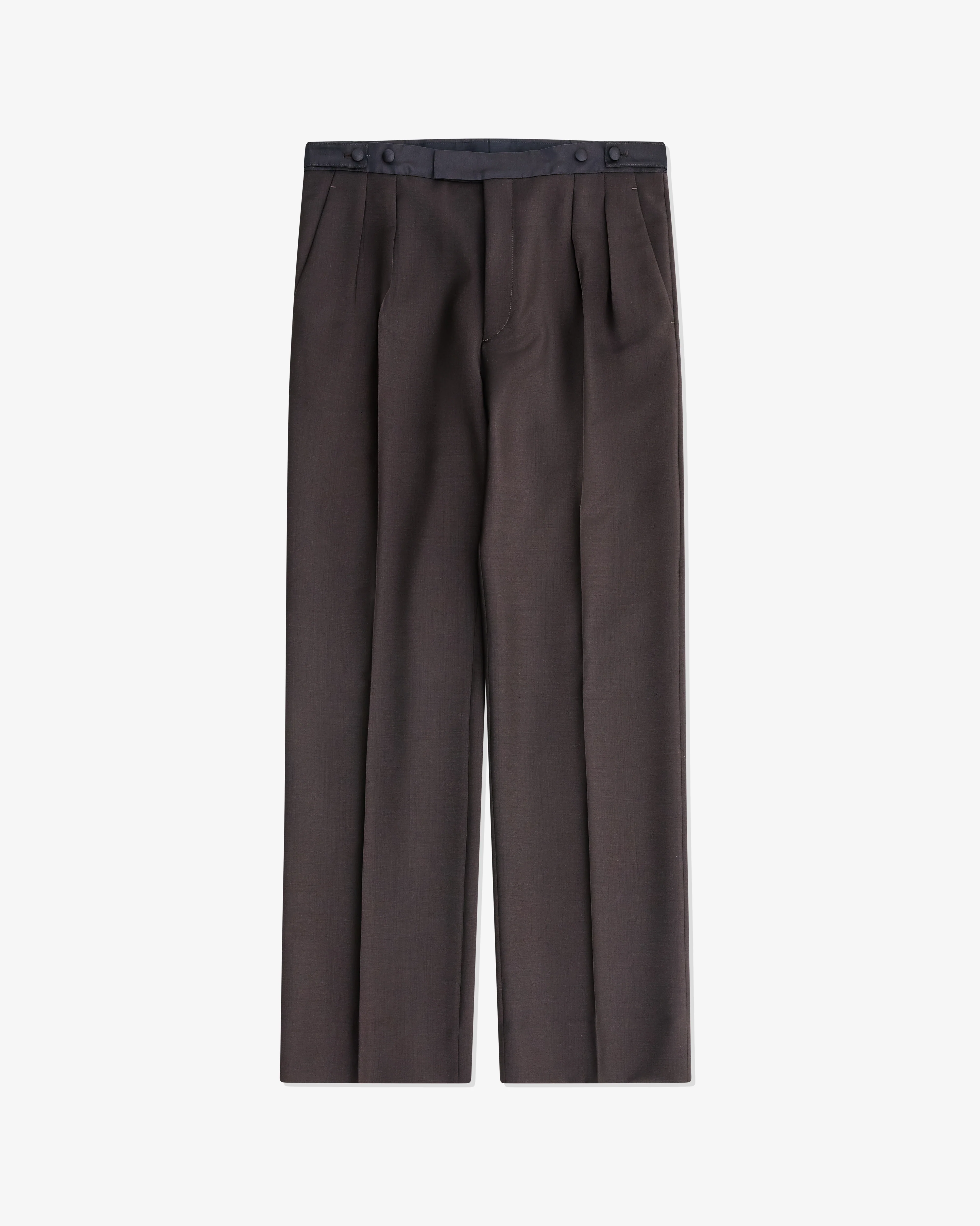 Prada - Men’s Mohair Wool Trousers - (Ebony)