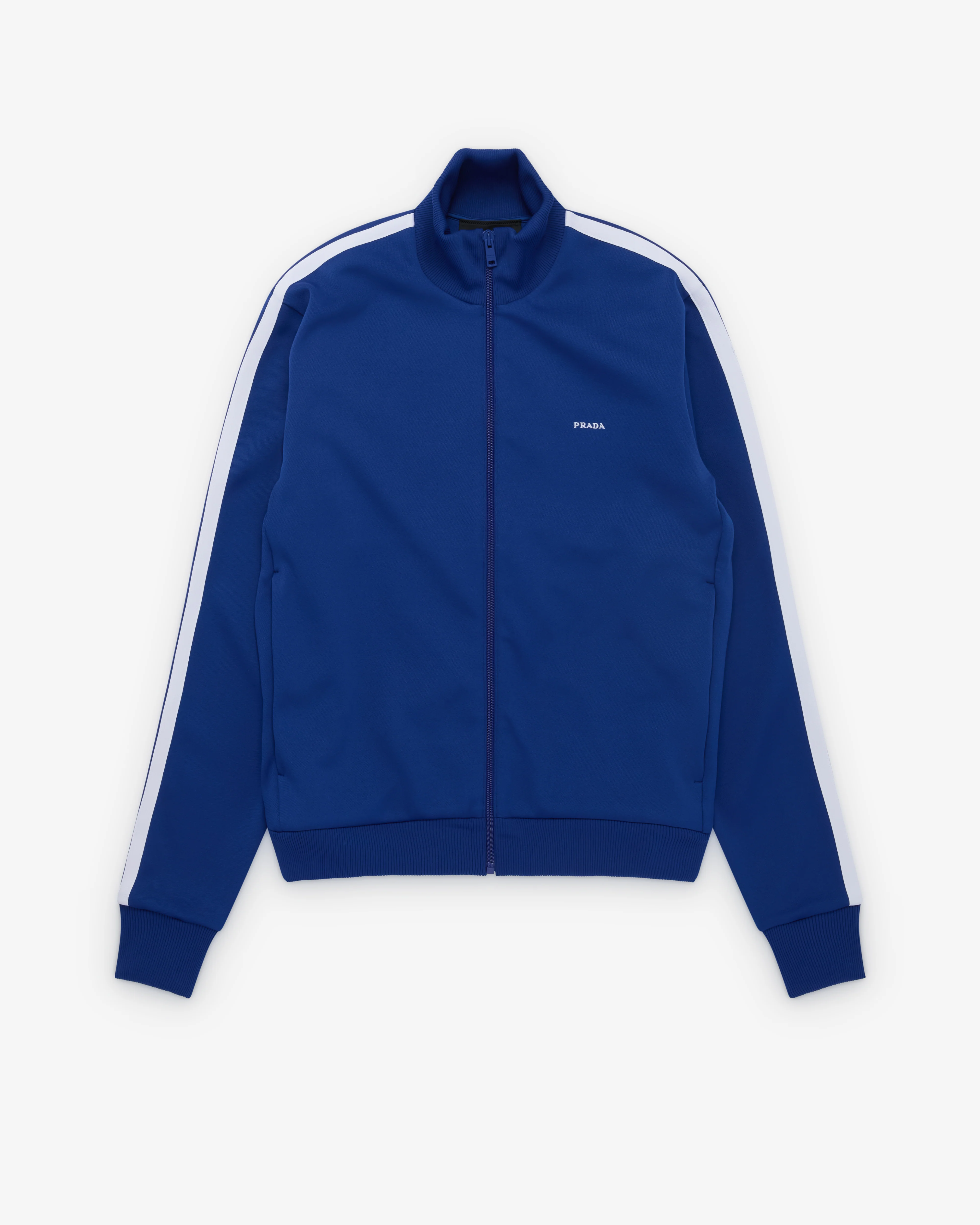 Prada - Men's Technical Fabric Blouson Jacket - (Cornflower Blue/White)