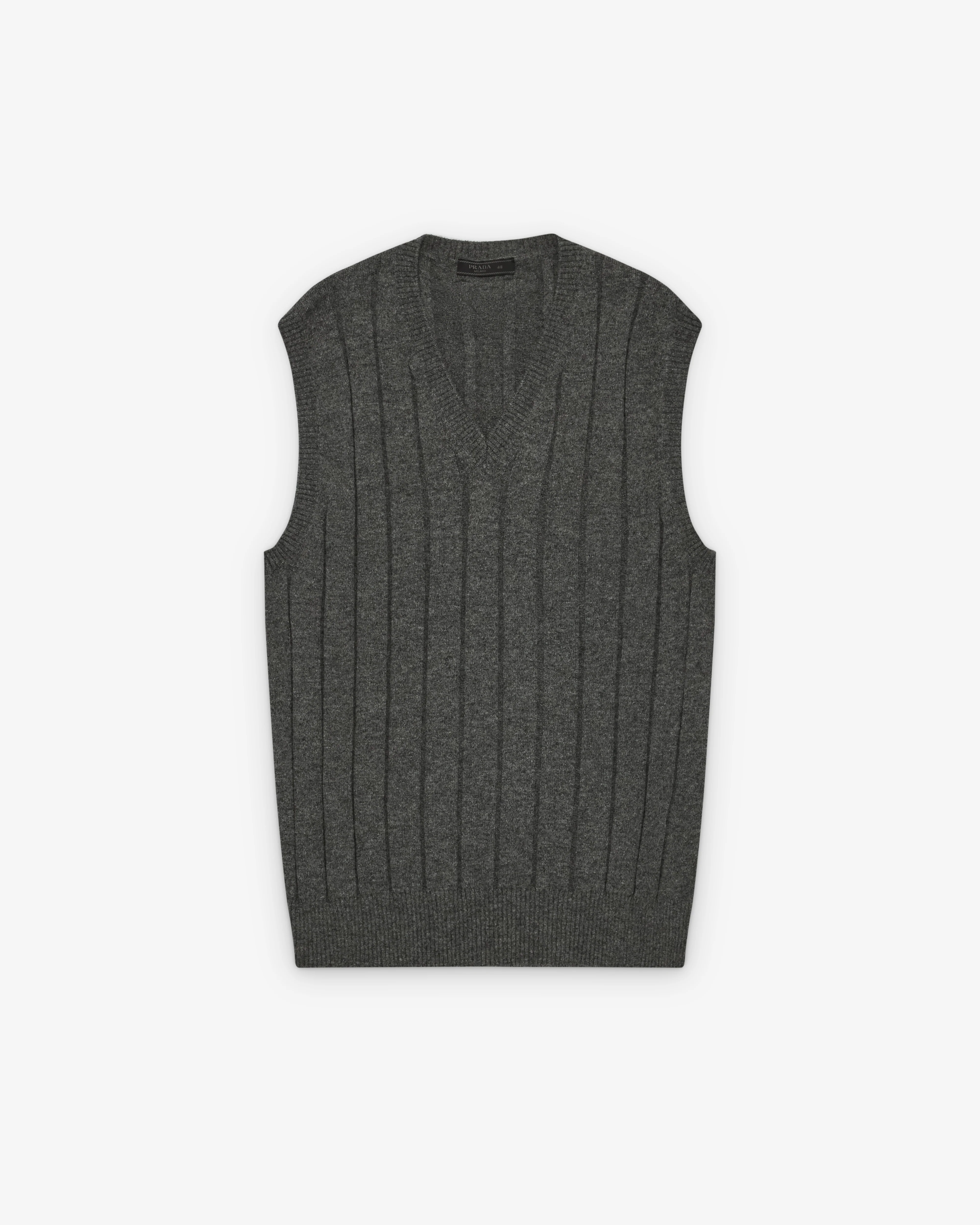 Prada - Men's Knitted Tank Top - (Slate Grey)