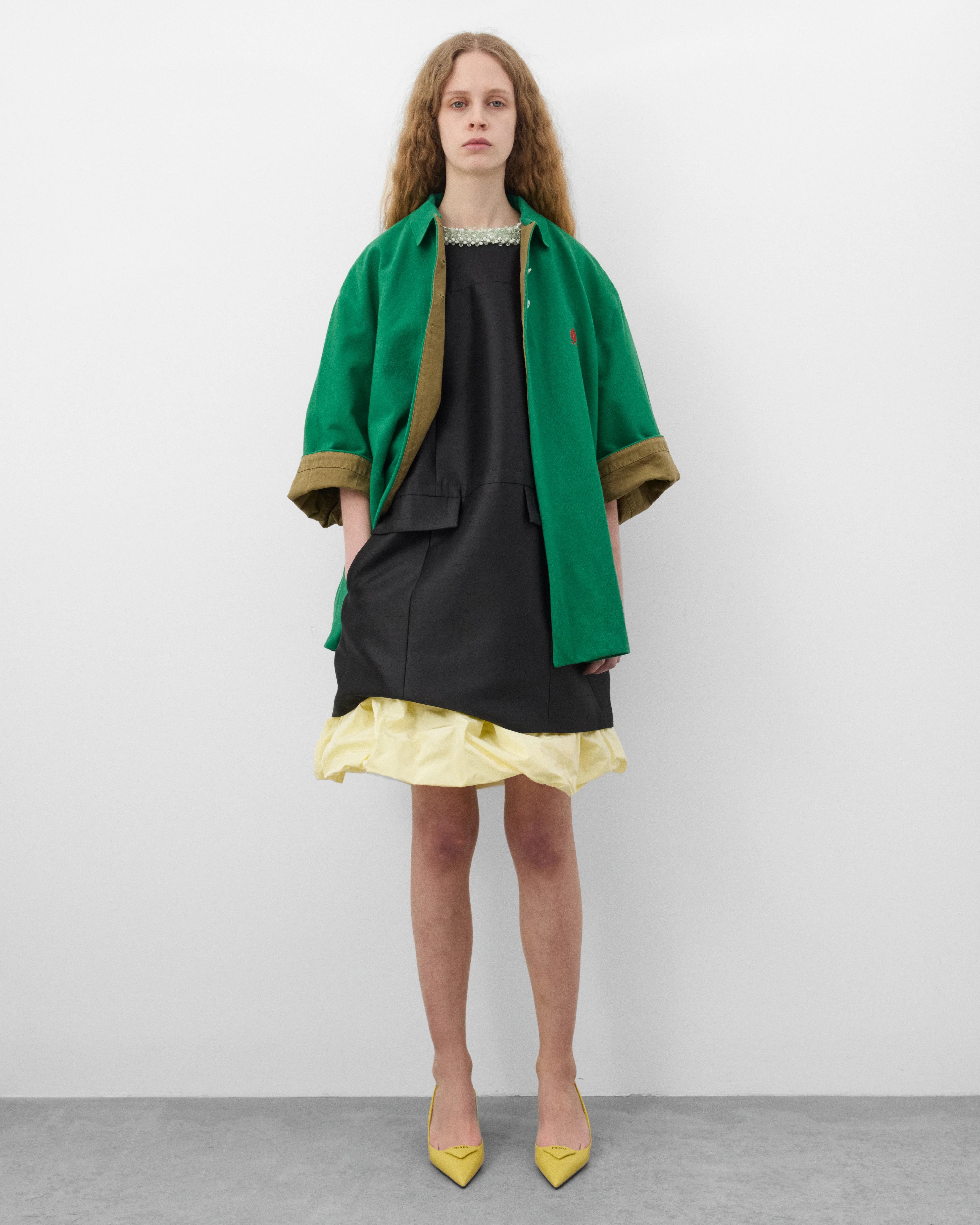 Prada - Women's Old Piqué Blouson - (Green) - Image 6