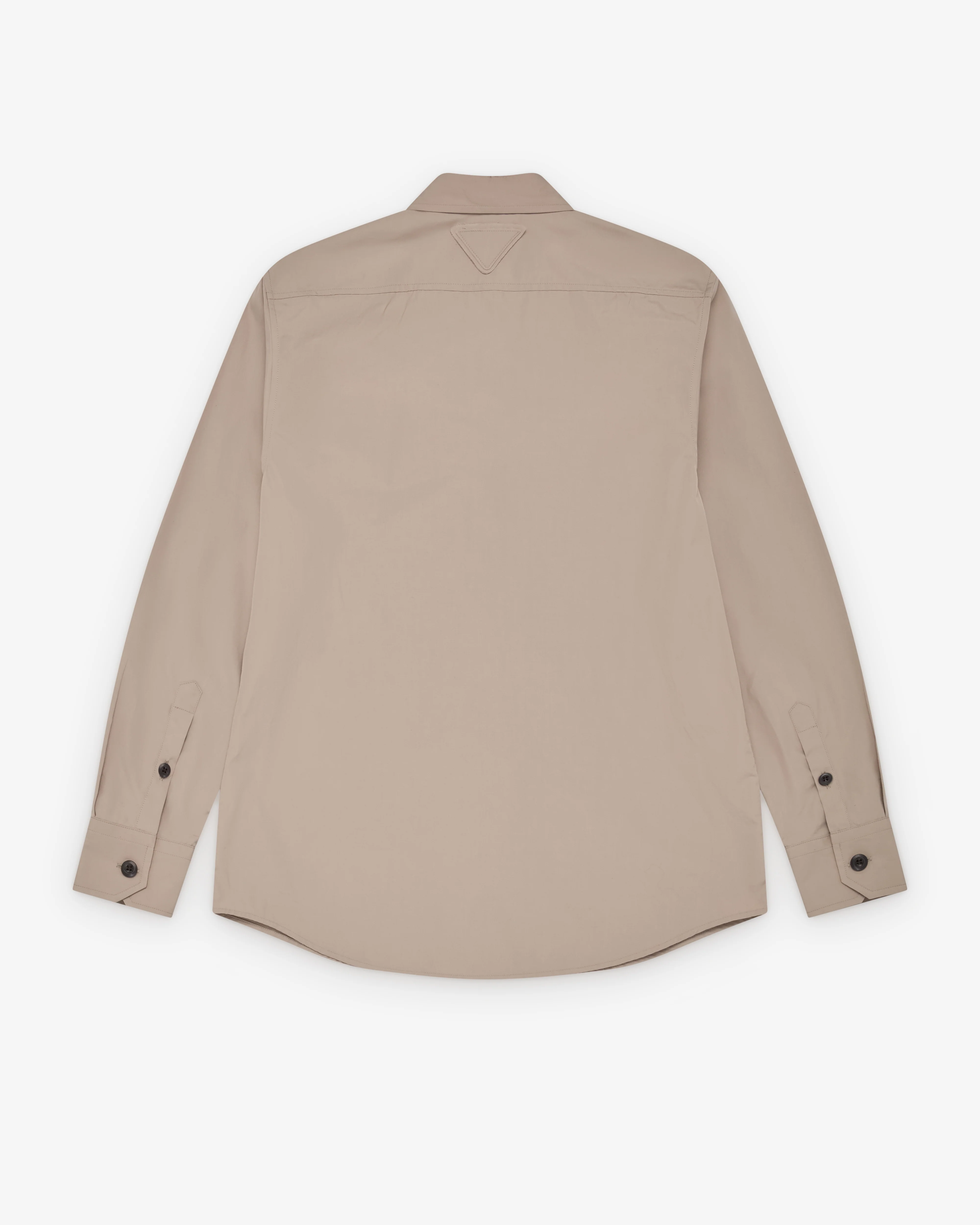 Prada - Women's Cotton Poplin Shirt - (Limestone) - Image 2