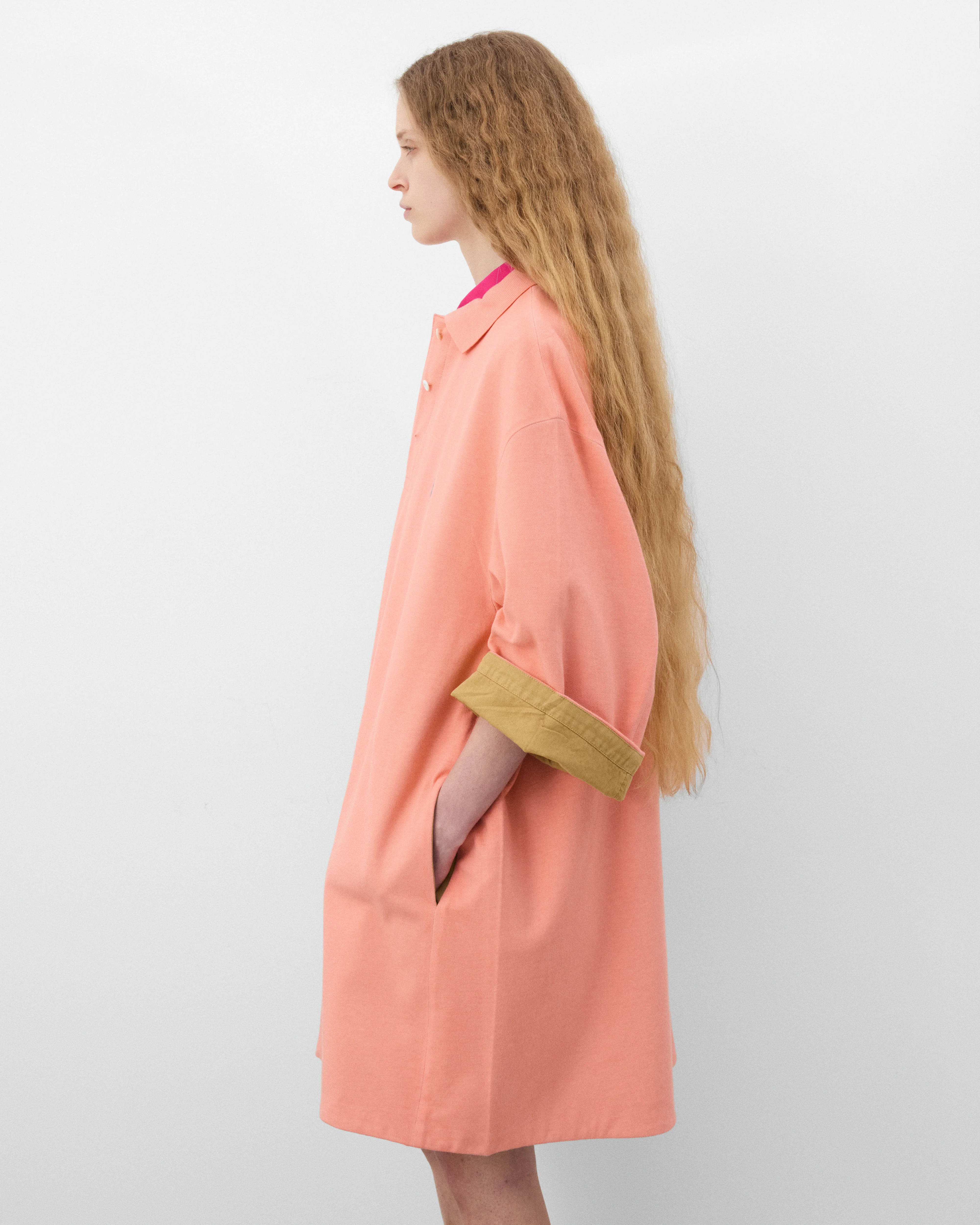 Prada  - Women's Old Piqué Coat - (Apricot) - Image 4