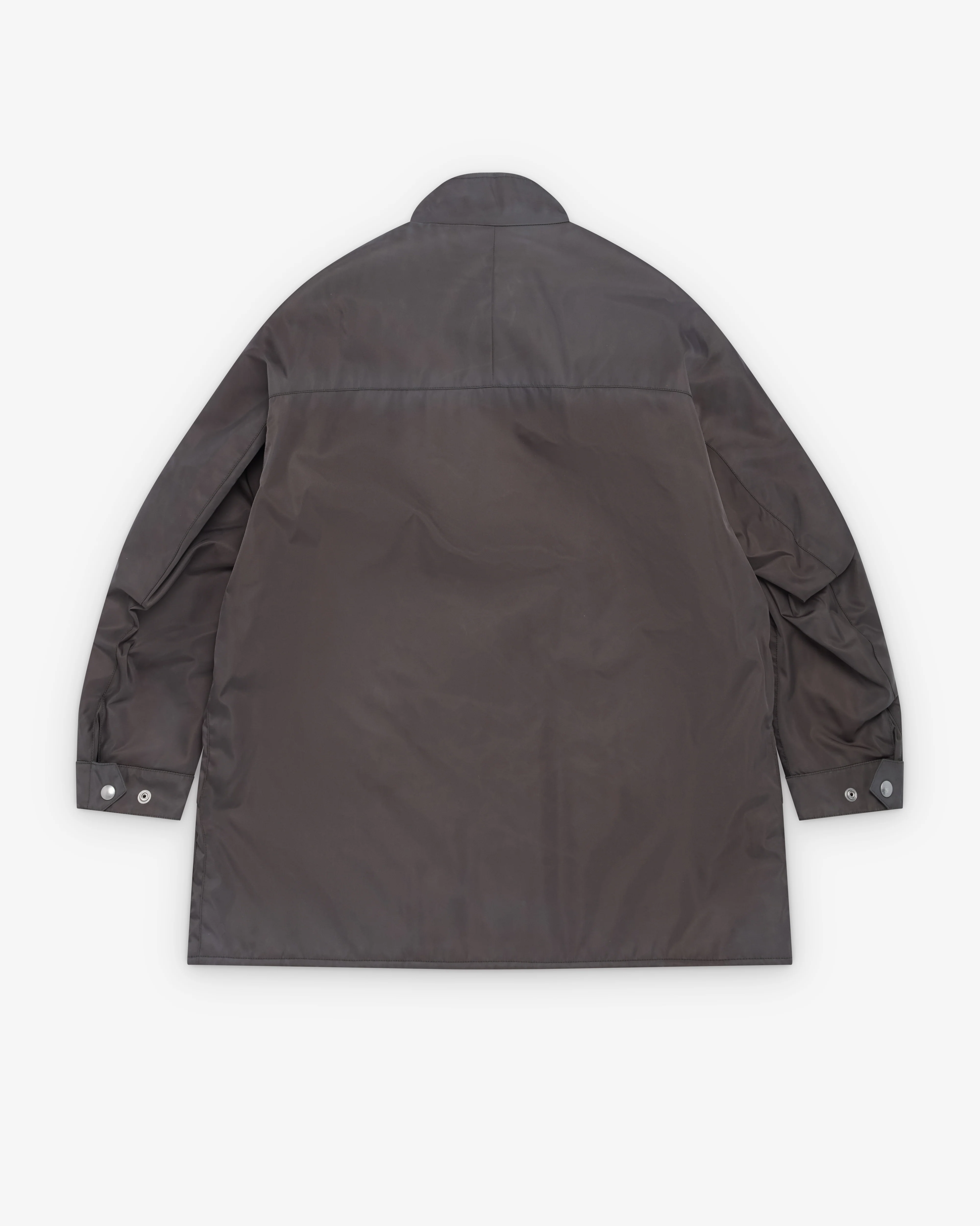 Prada - Women's Washed Re-Nylon Field Coat - (Lead Grey) - Image 2