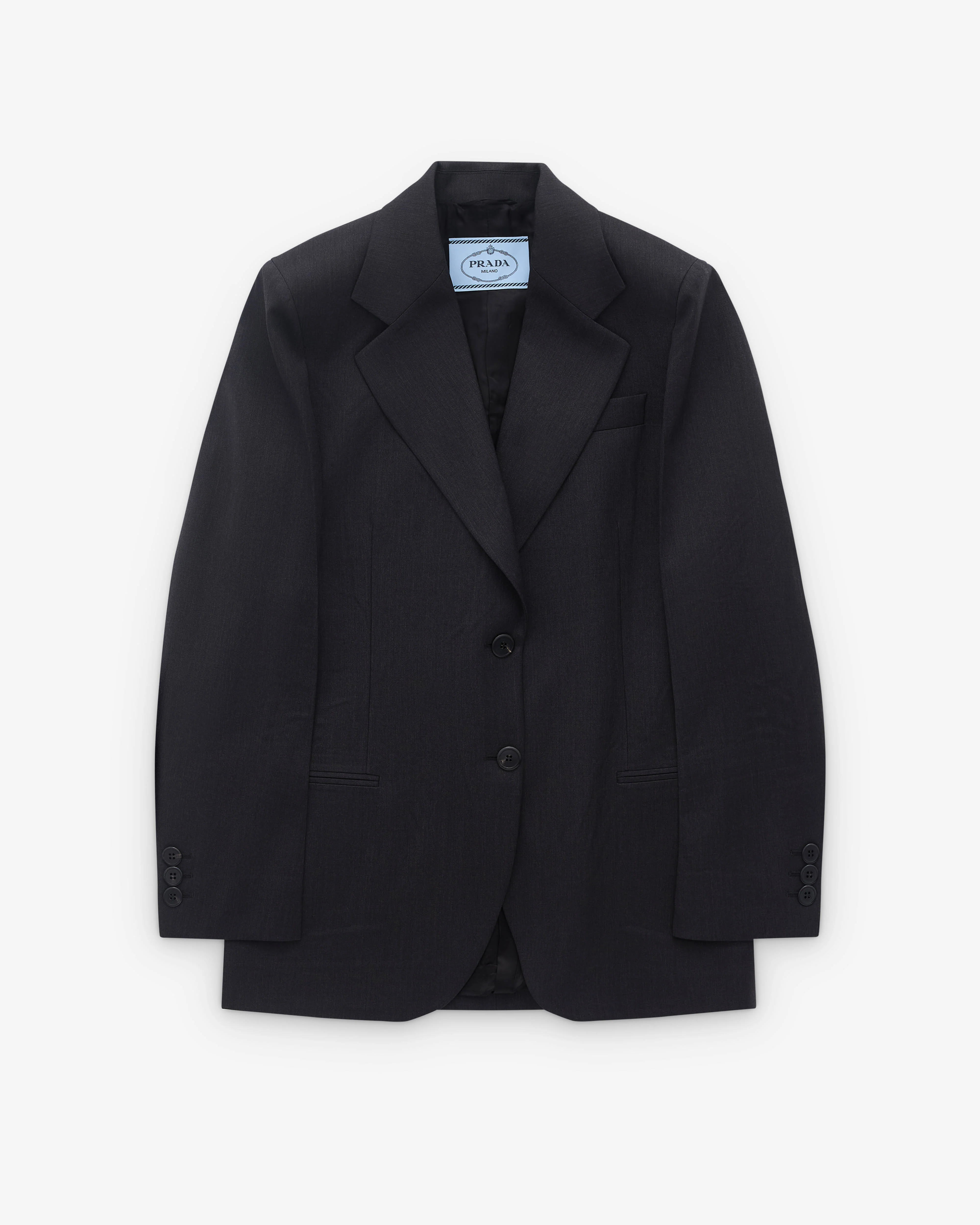 Prada - Women’s Two Button Blazer - (Anthracite)