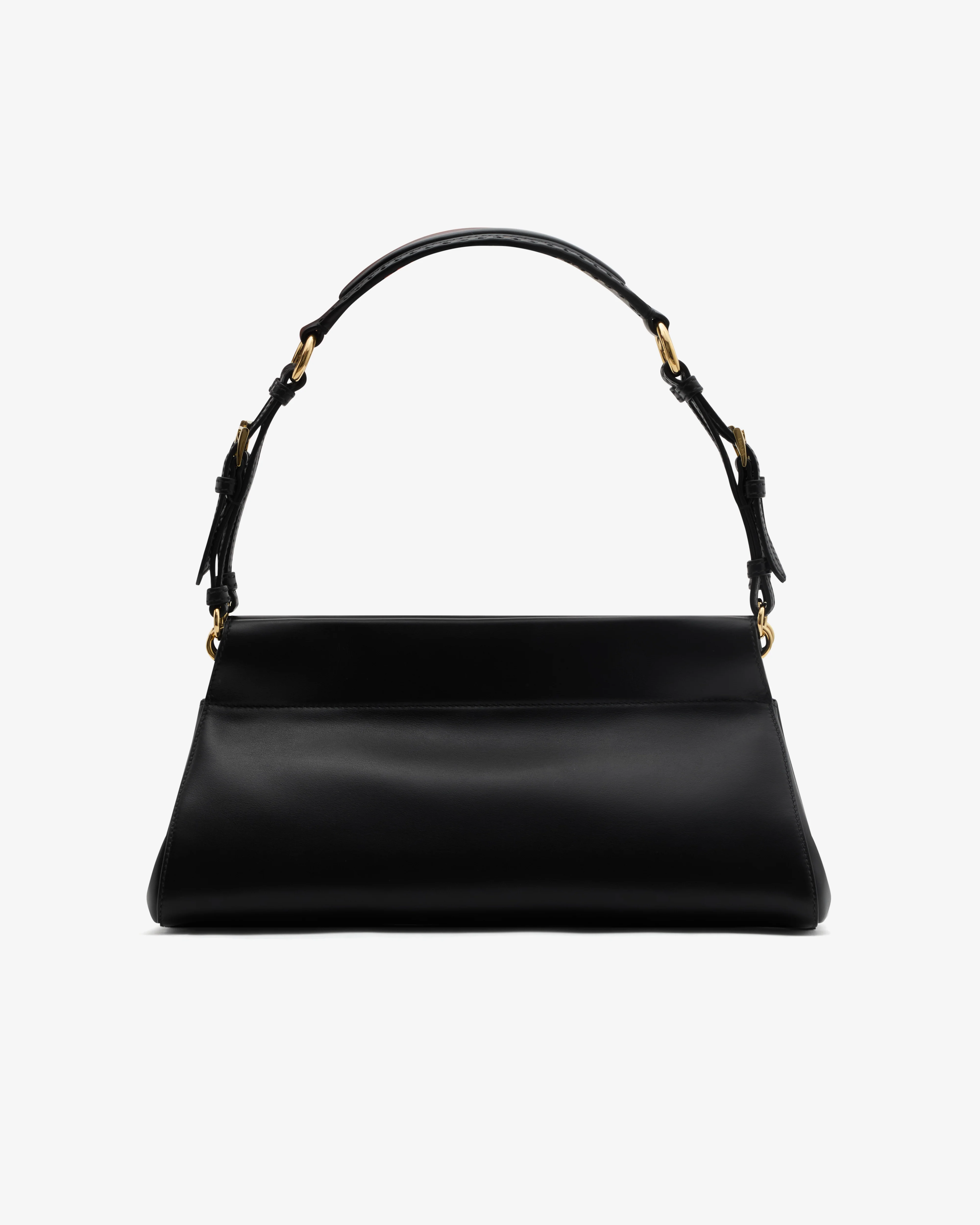 Prada - Women's Enchaîné Medium Leather Bag - (Black) - Image 3