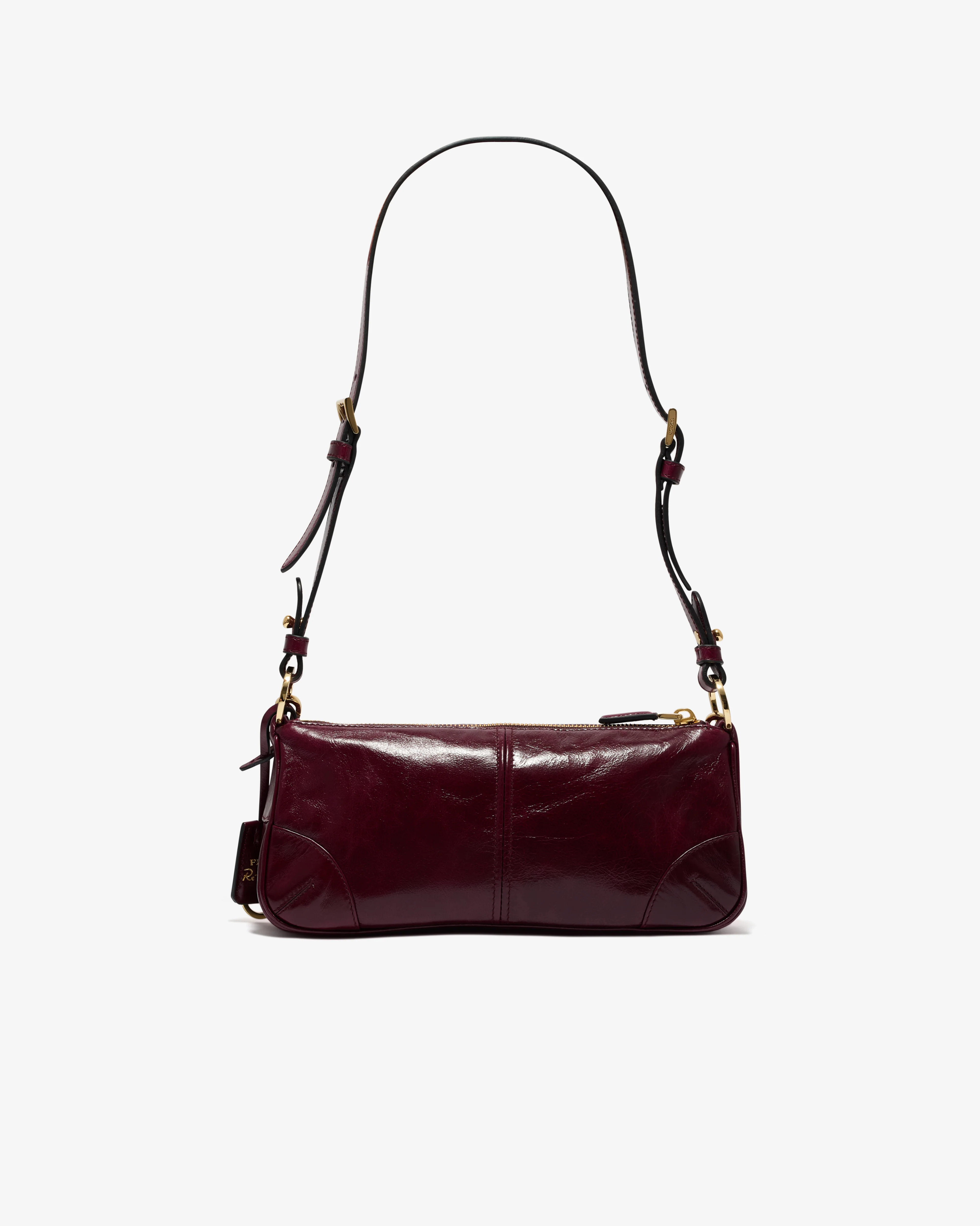 Prada - Women’s Re-Edition 2002 Medium Leather Shoulder Bag - (Burgundy) - Image 3