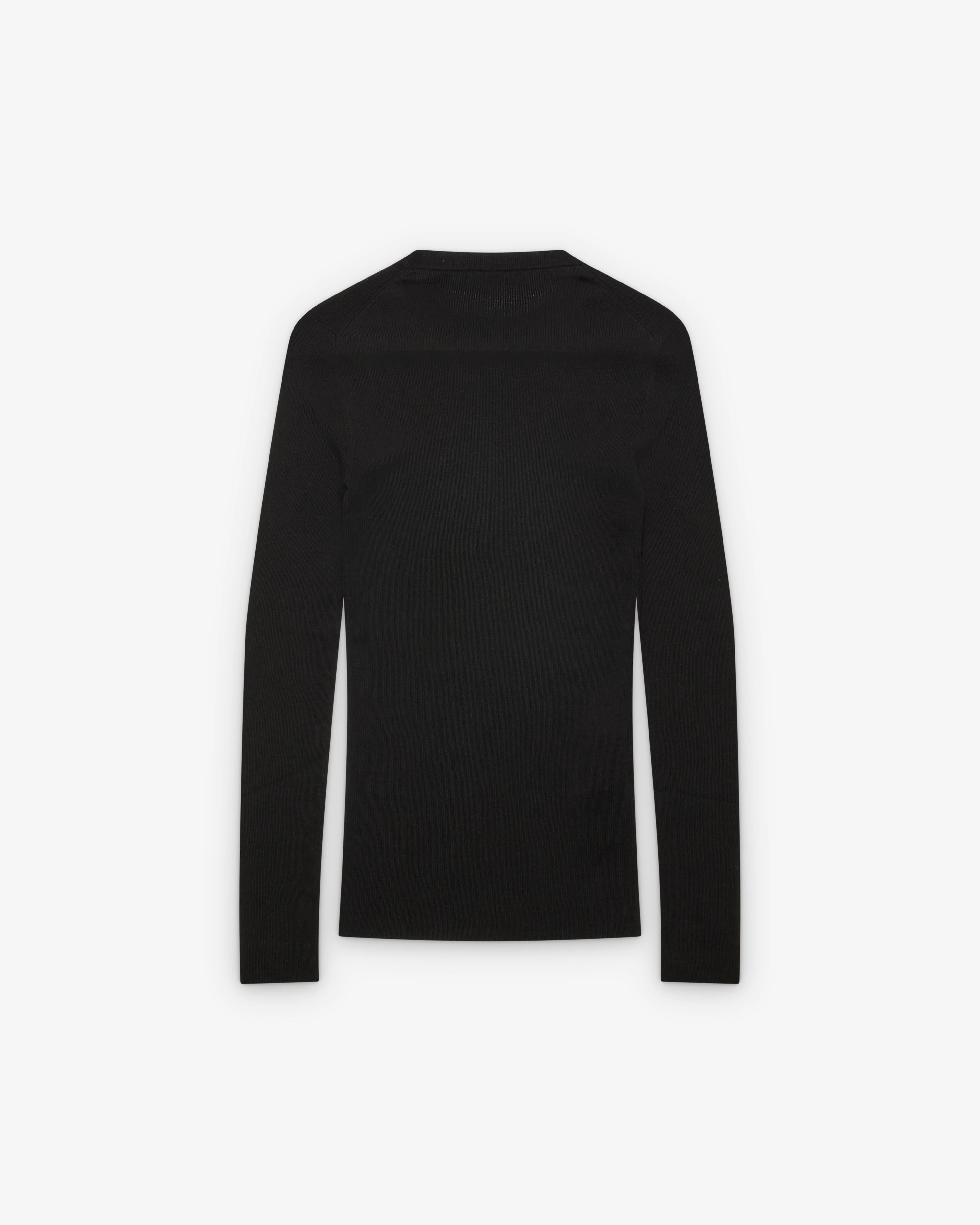 Prada - Women's Wool Crew-Neck Sweater - (Black) - Image 2