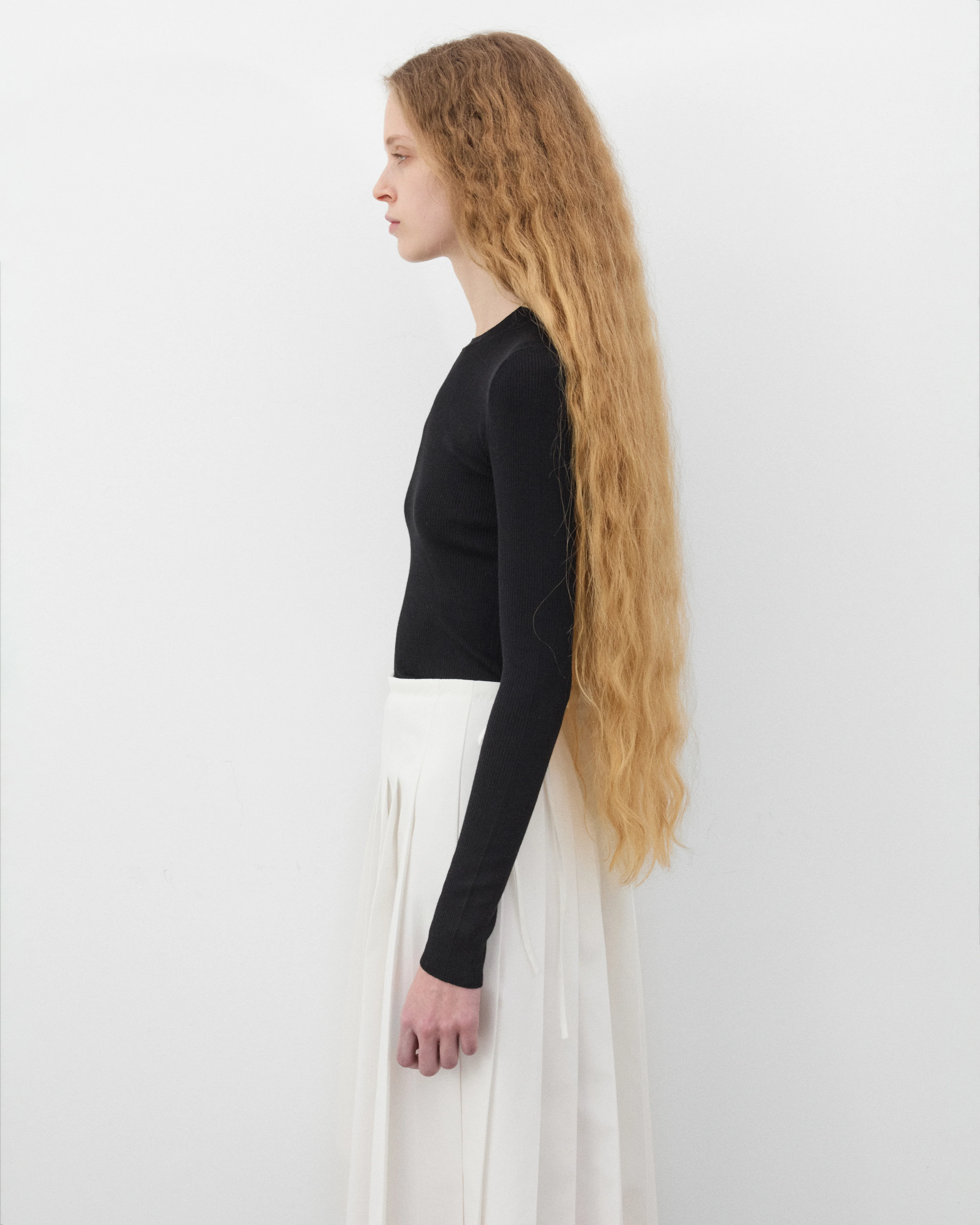 Prada - Women's Wool Crew-Neck Sweater - (Black) - Image 4