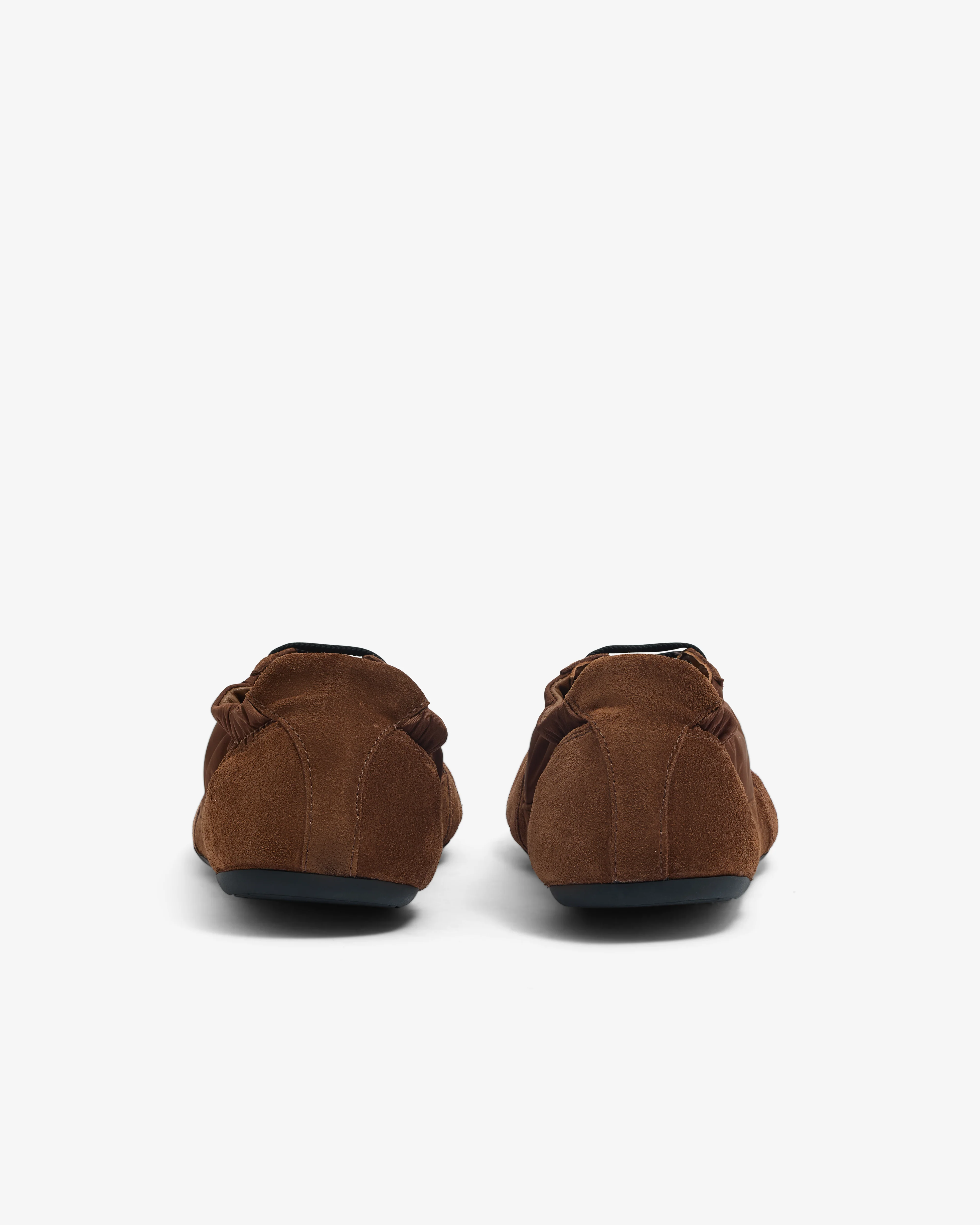 Prada - Women’s Collapse Re-Nylon and Suede Sneakers - (Palisander) - Image 4