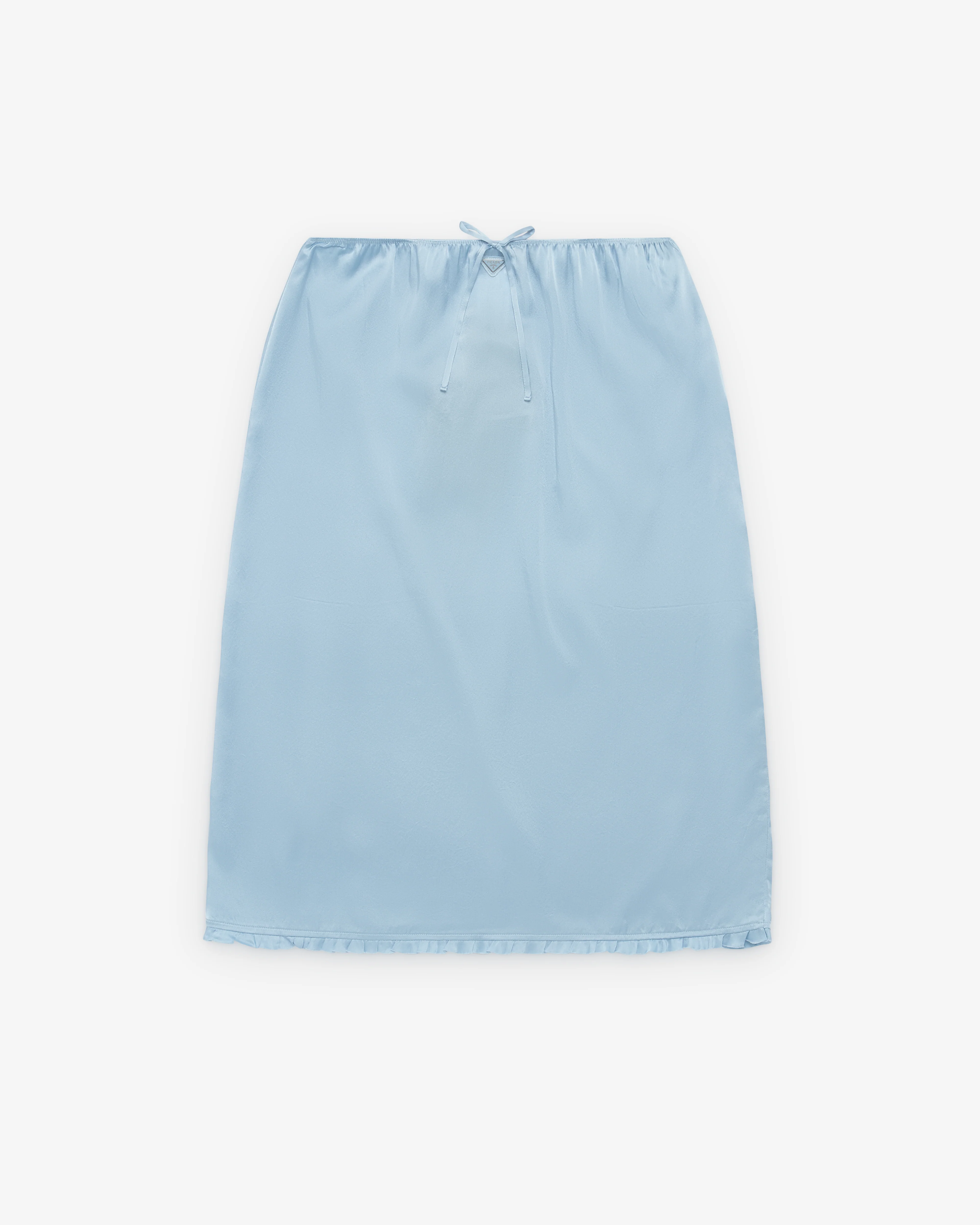 Prada - Women's Prada Drawstring Trim Slip - (Blue)