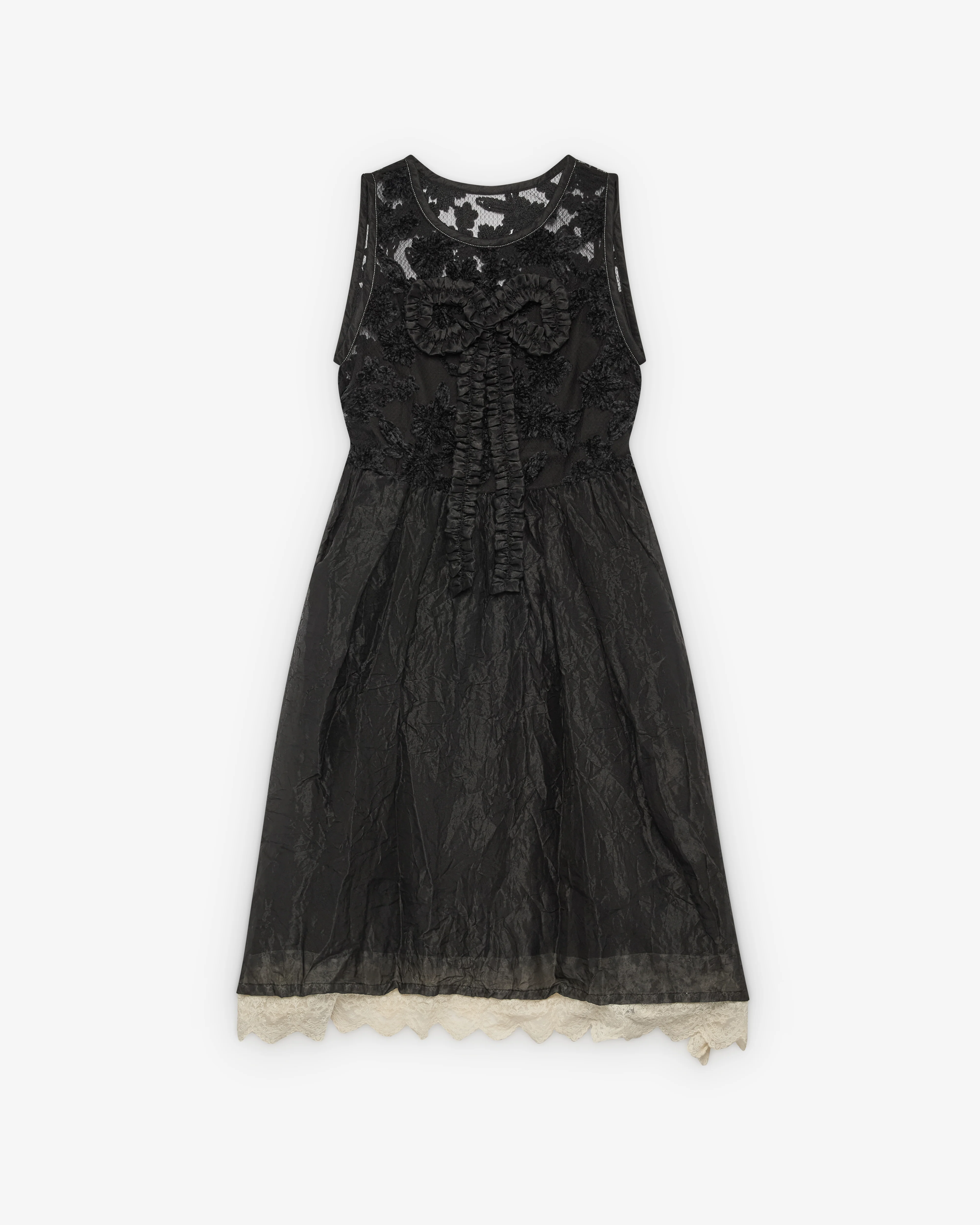 Renli Su - Women's Lace Detail Dress - (Black) - Image 3