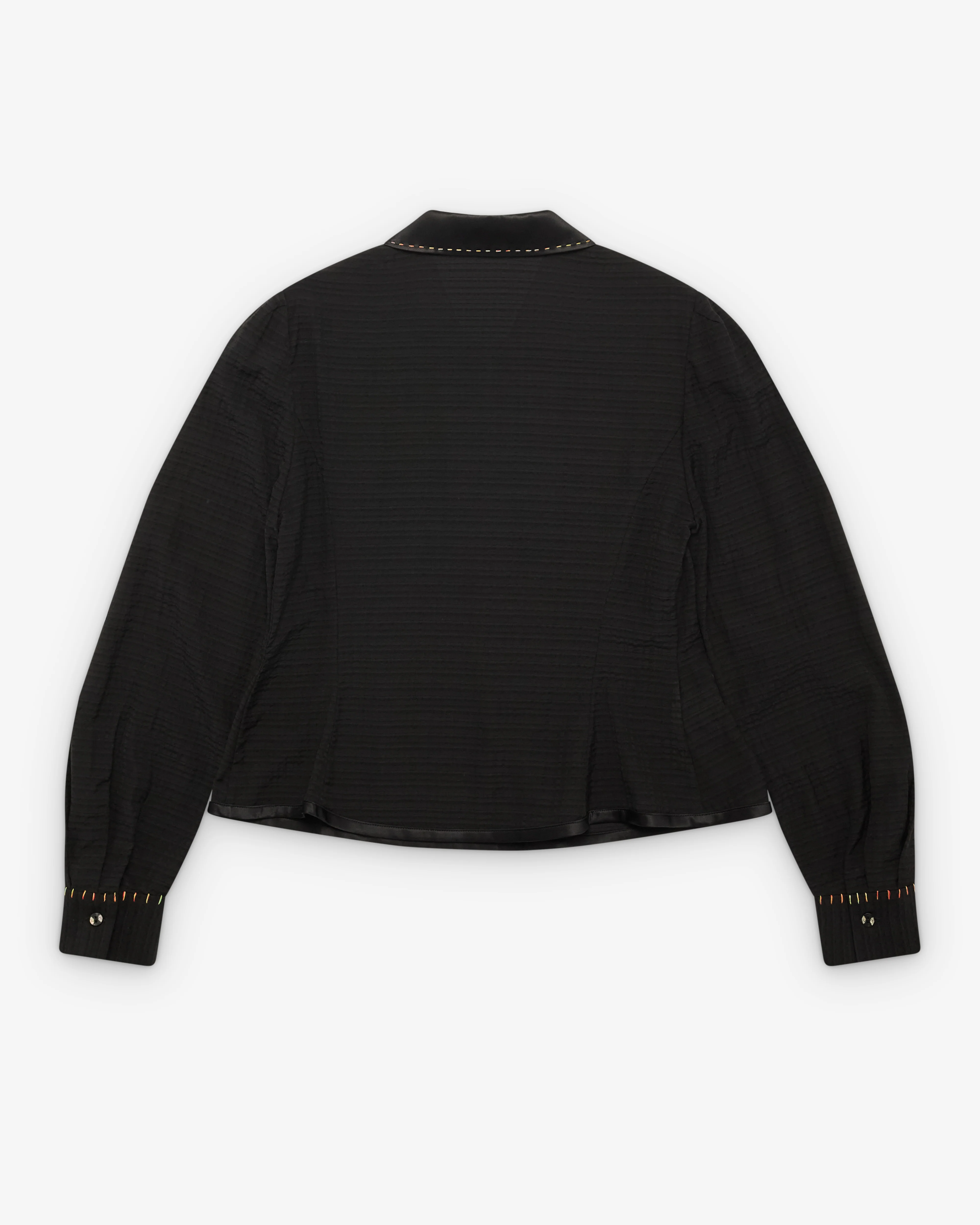 Renli Su - Women's Button Up Shirt - (Black) - Image 2