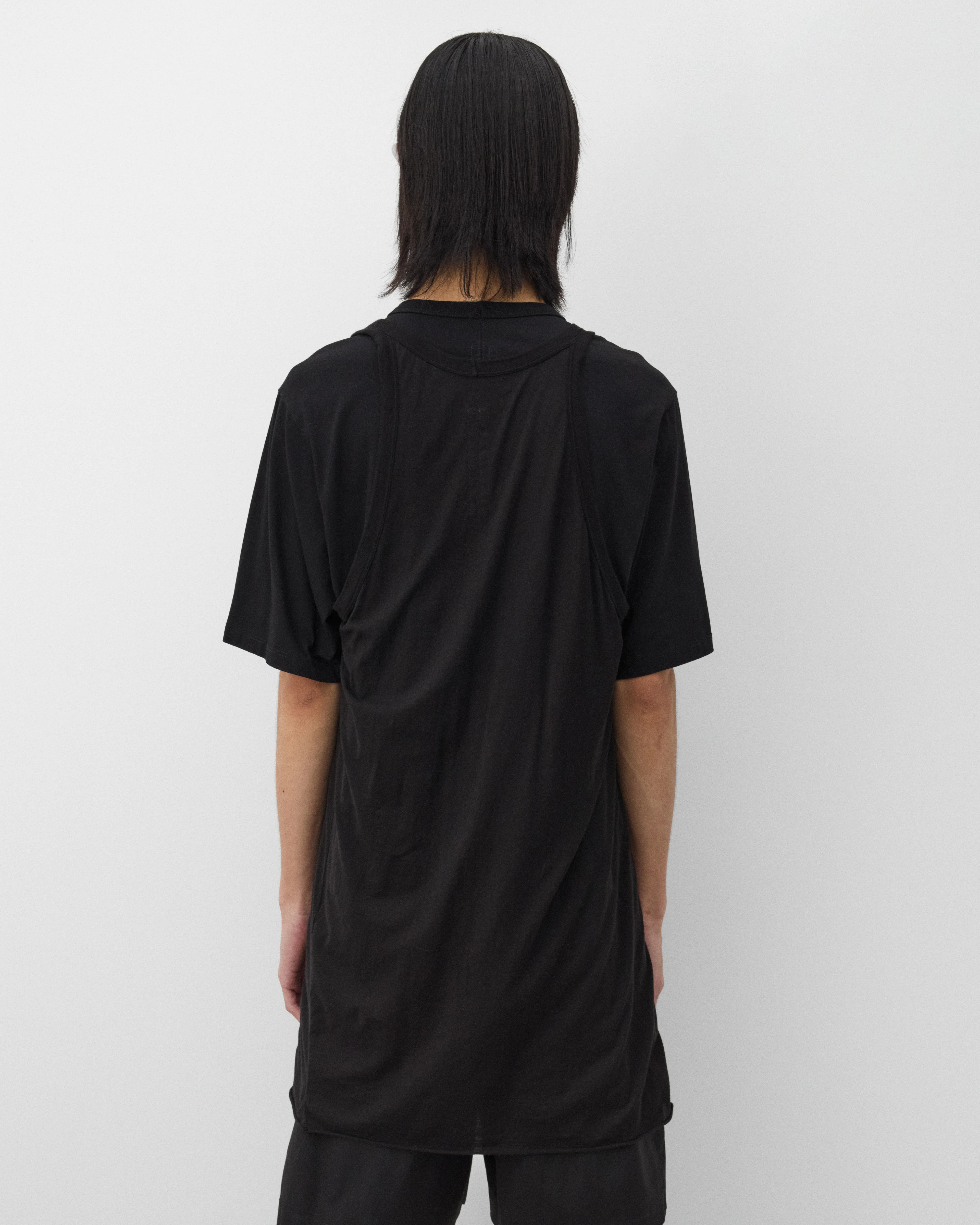 Rick Owens - Men's Open Pony Tank - (Black) - Image 5