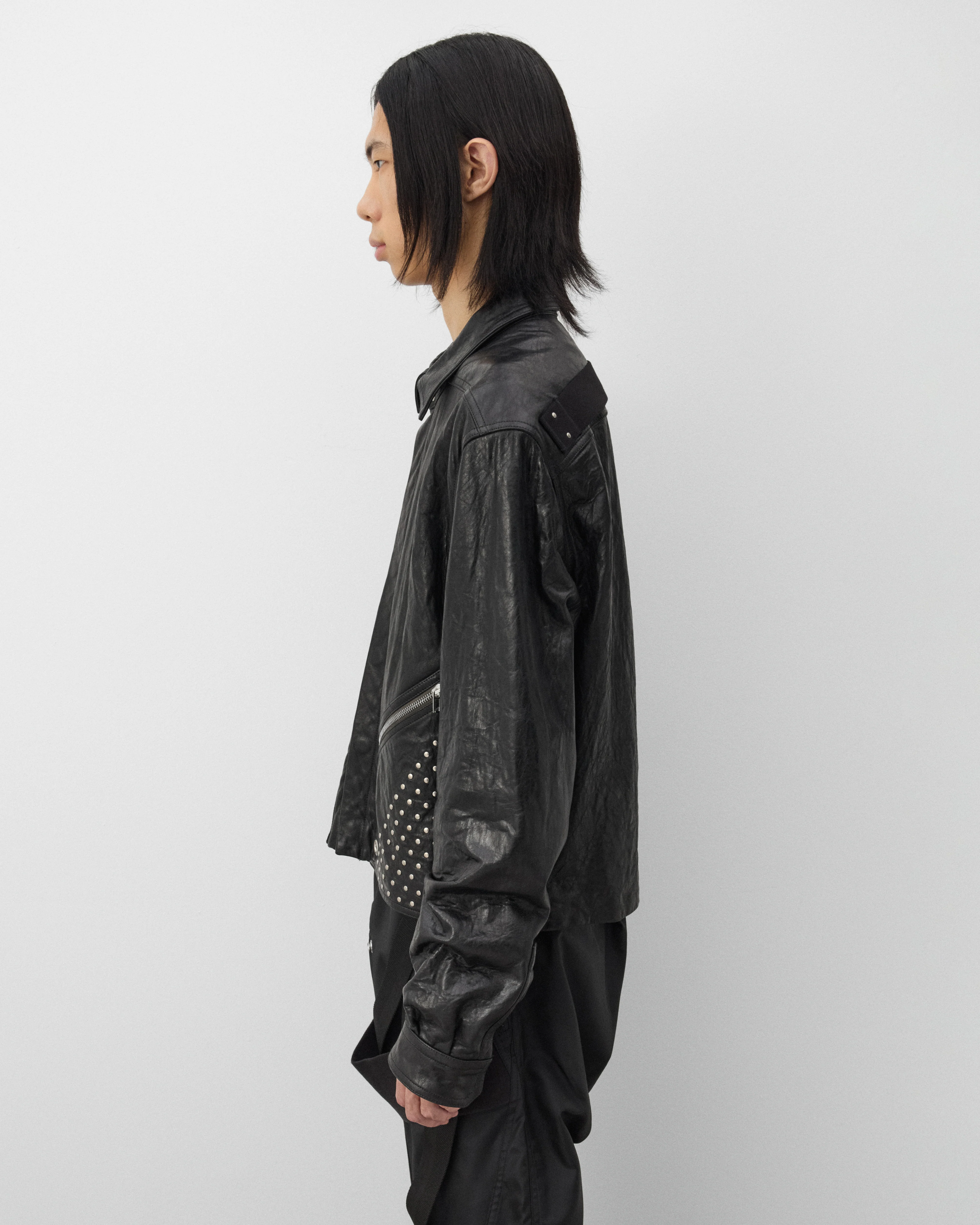 Rick Owens - Men's Tour Alice Shirt Jacket - (Black) - Image 4