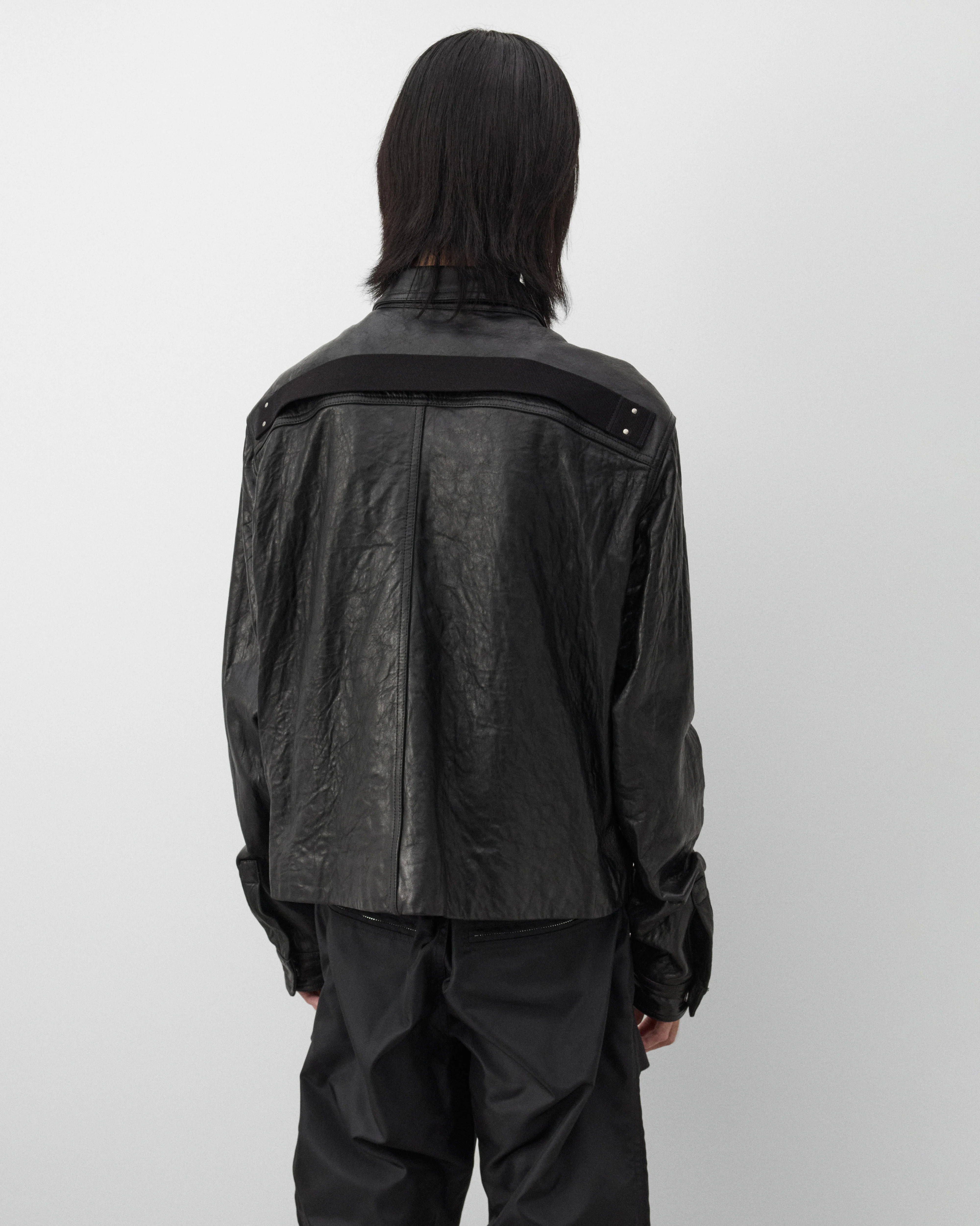 Rick Owens - Men's Tour Alice Shirt Jacket - (Black) - Image 5