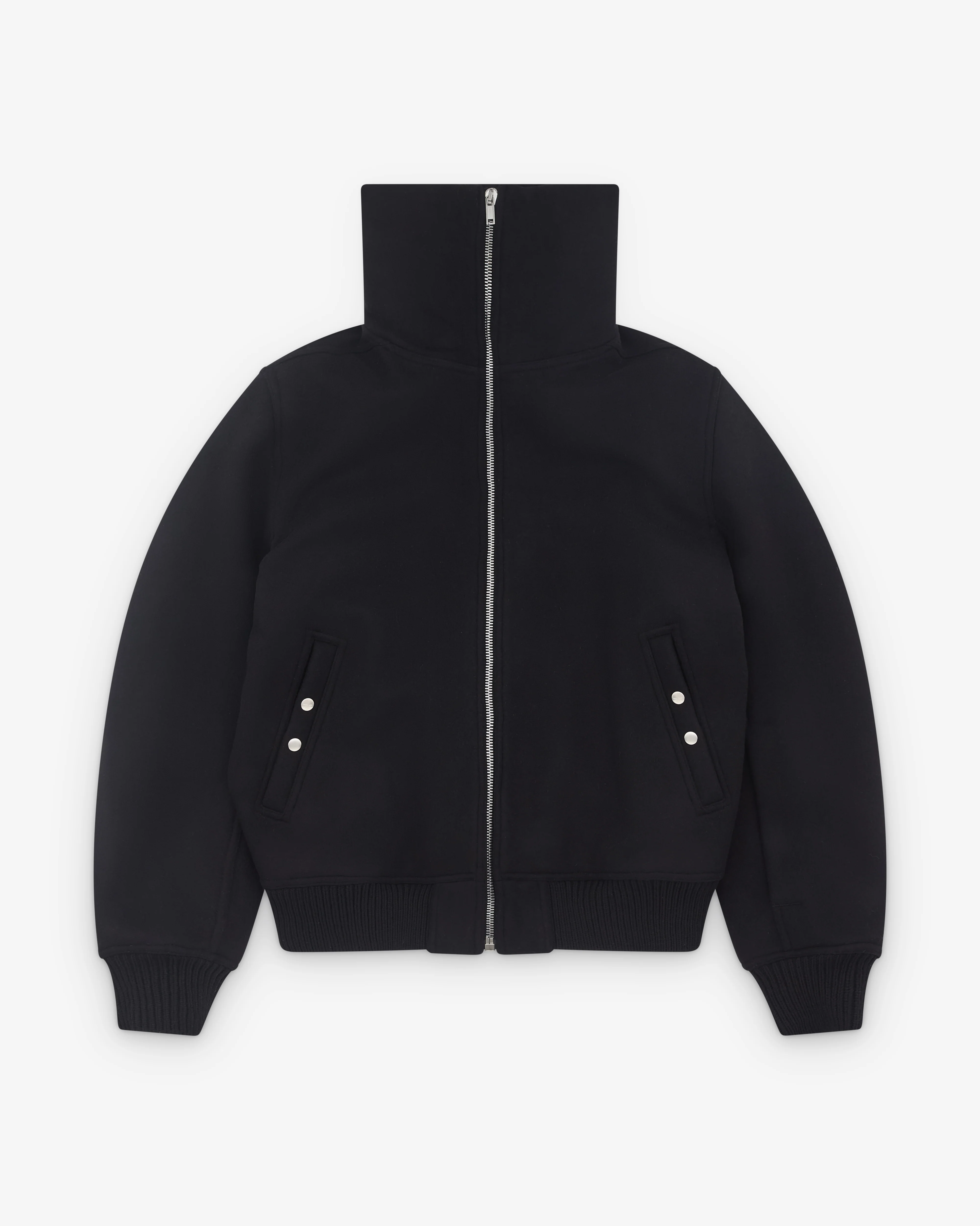 Rick Owens - Men’s Blixa Dracucollar Bomber Jacket - (Black)