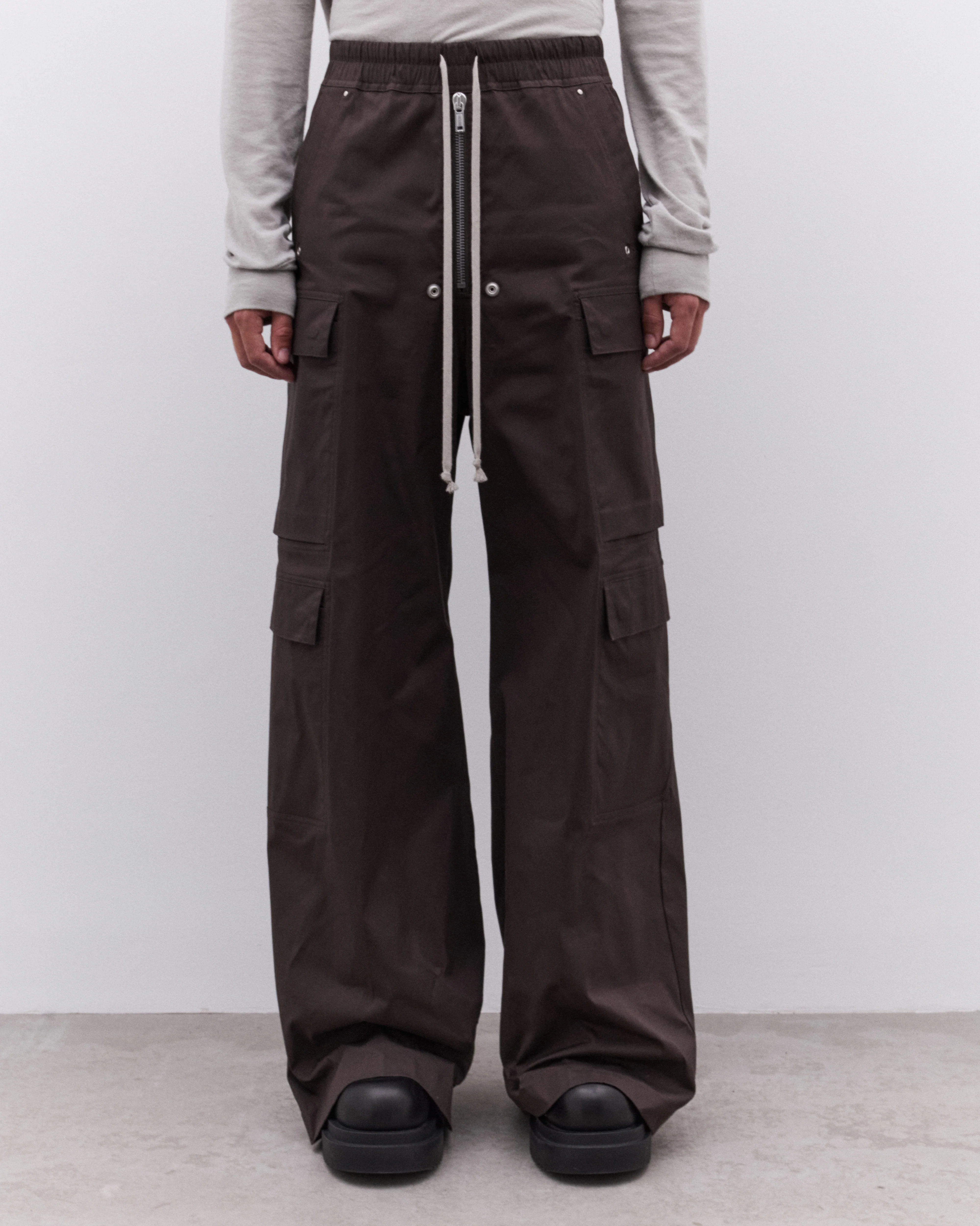 Rick Owens - Men’s Cargobelas Trousers - (Dark Dust) - Image 3