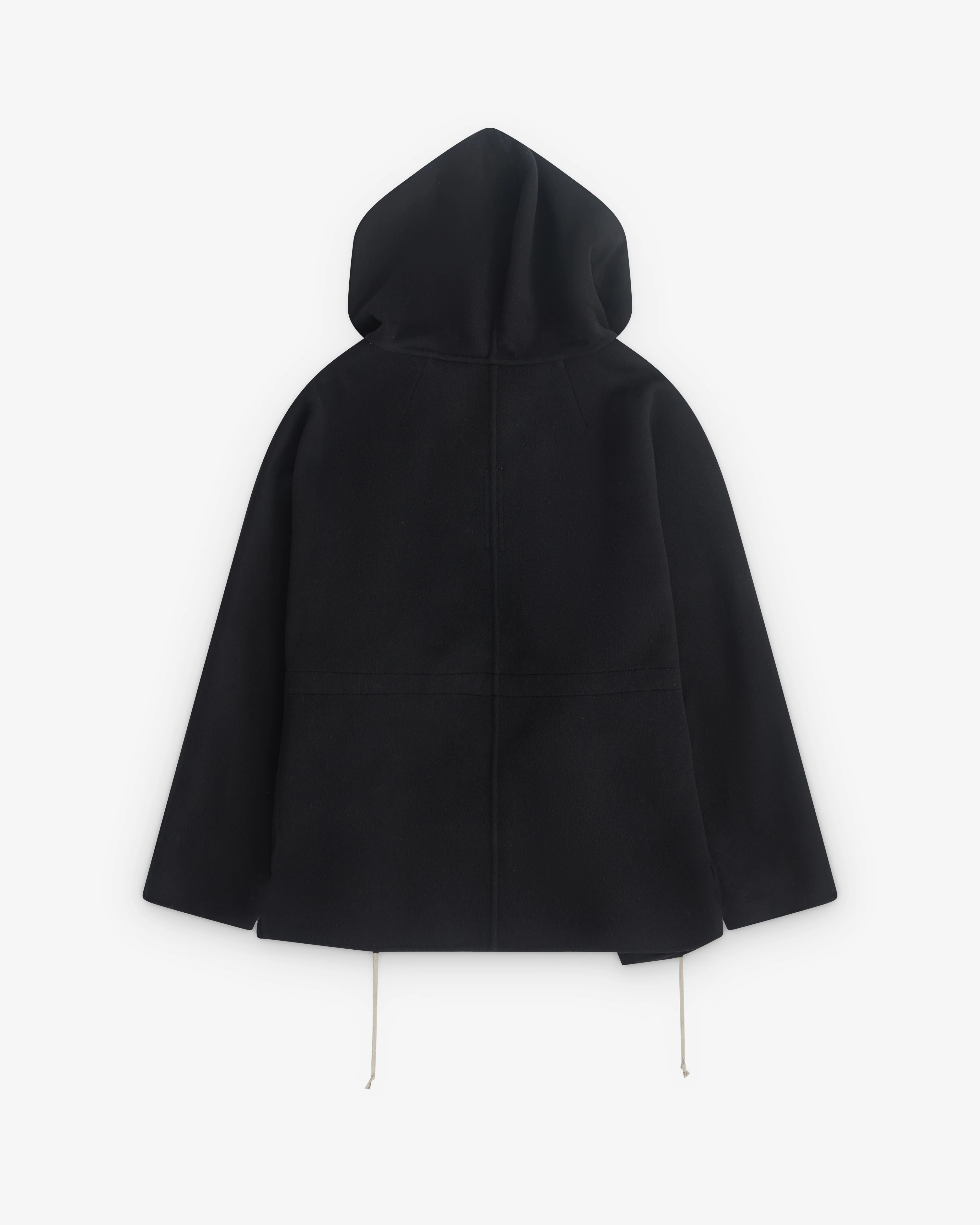 Rick Owens - Men’s Hooded Tunic - (Black) - Image 2