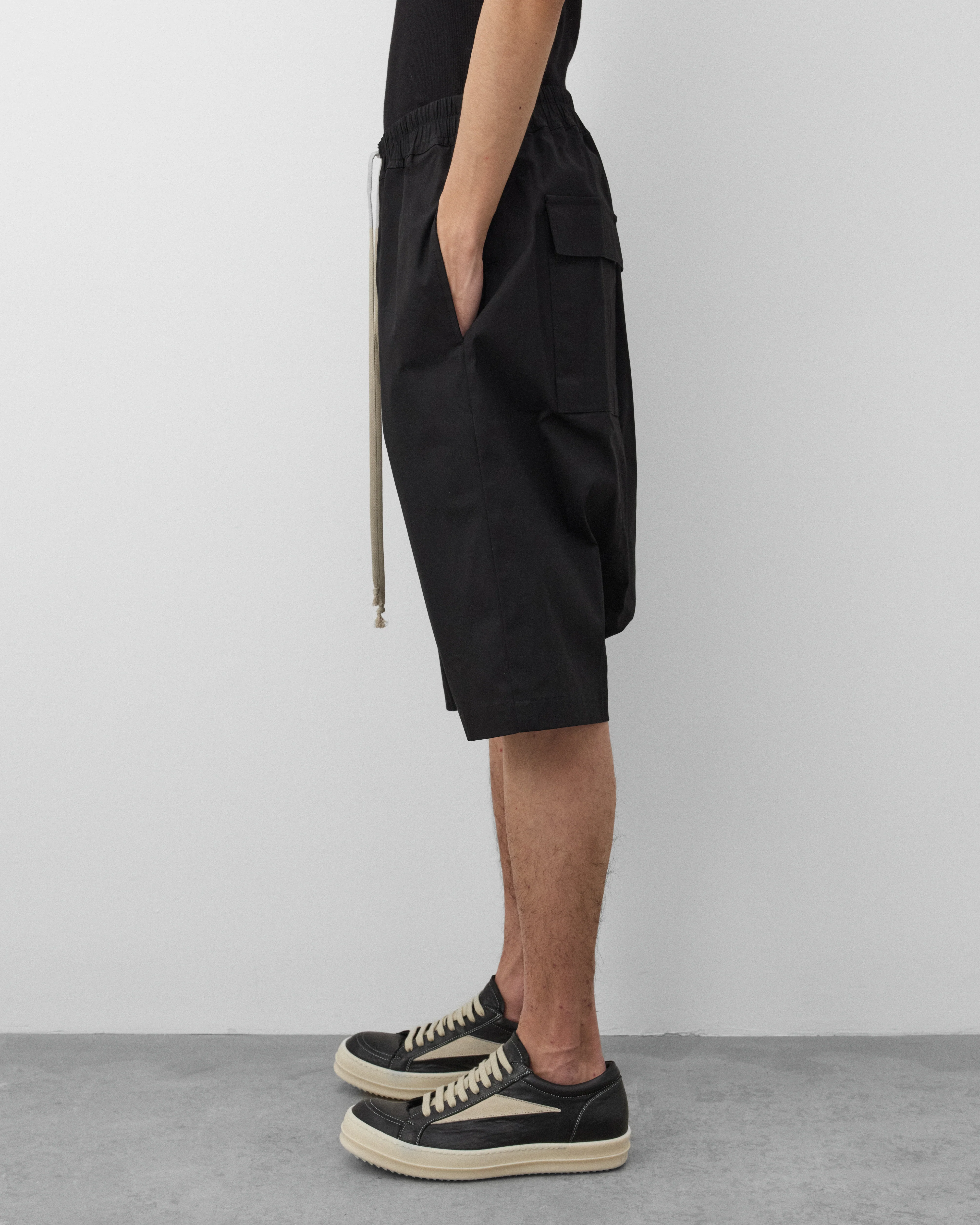 Rick Owens - Men's Rick S Pods Shorts - (Black) - Image 4