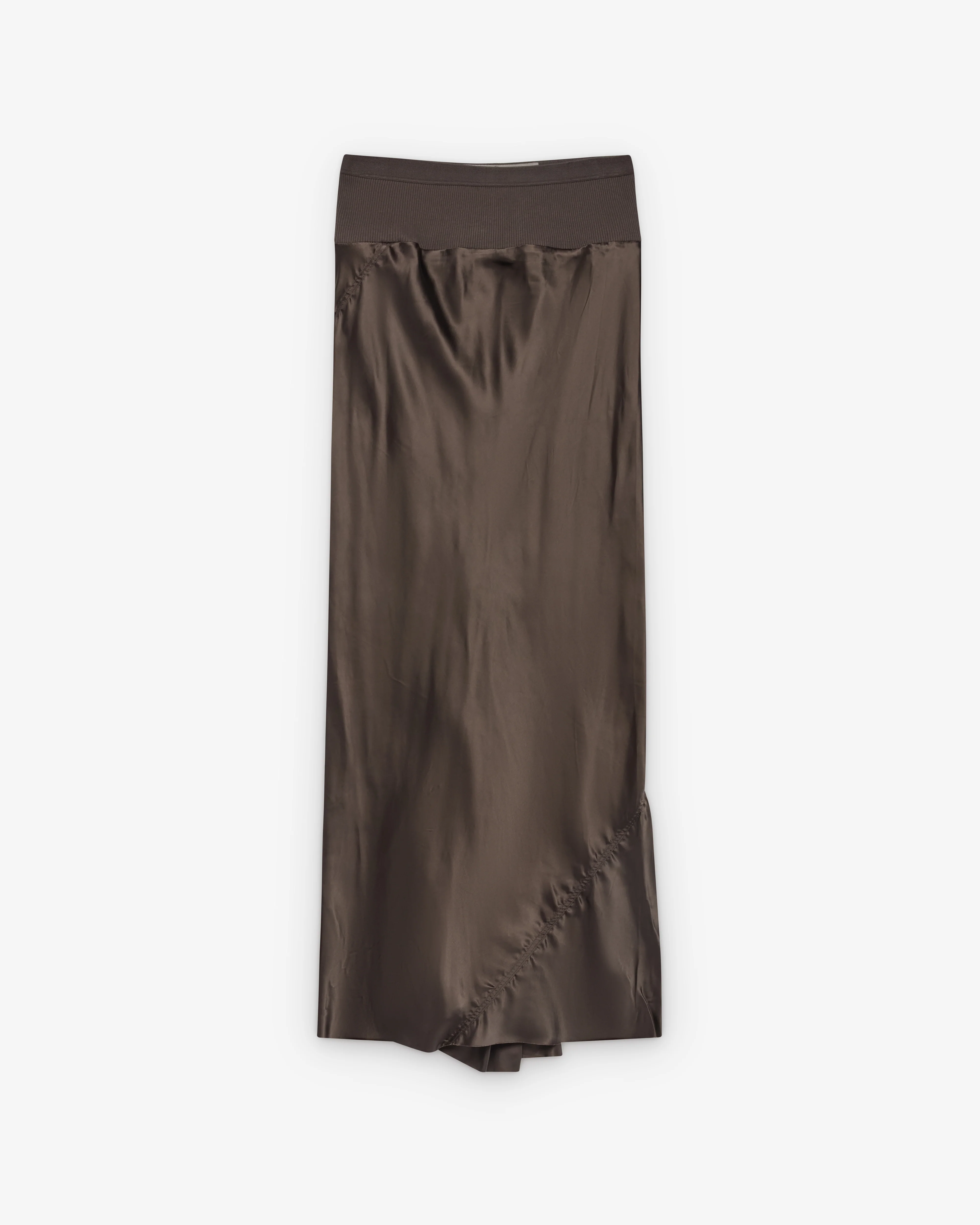 Rick Owens - Women's Calf Bias Skirt - (Dark Dust)