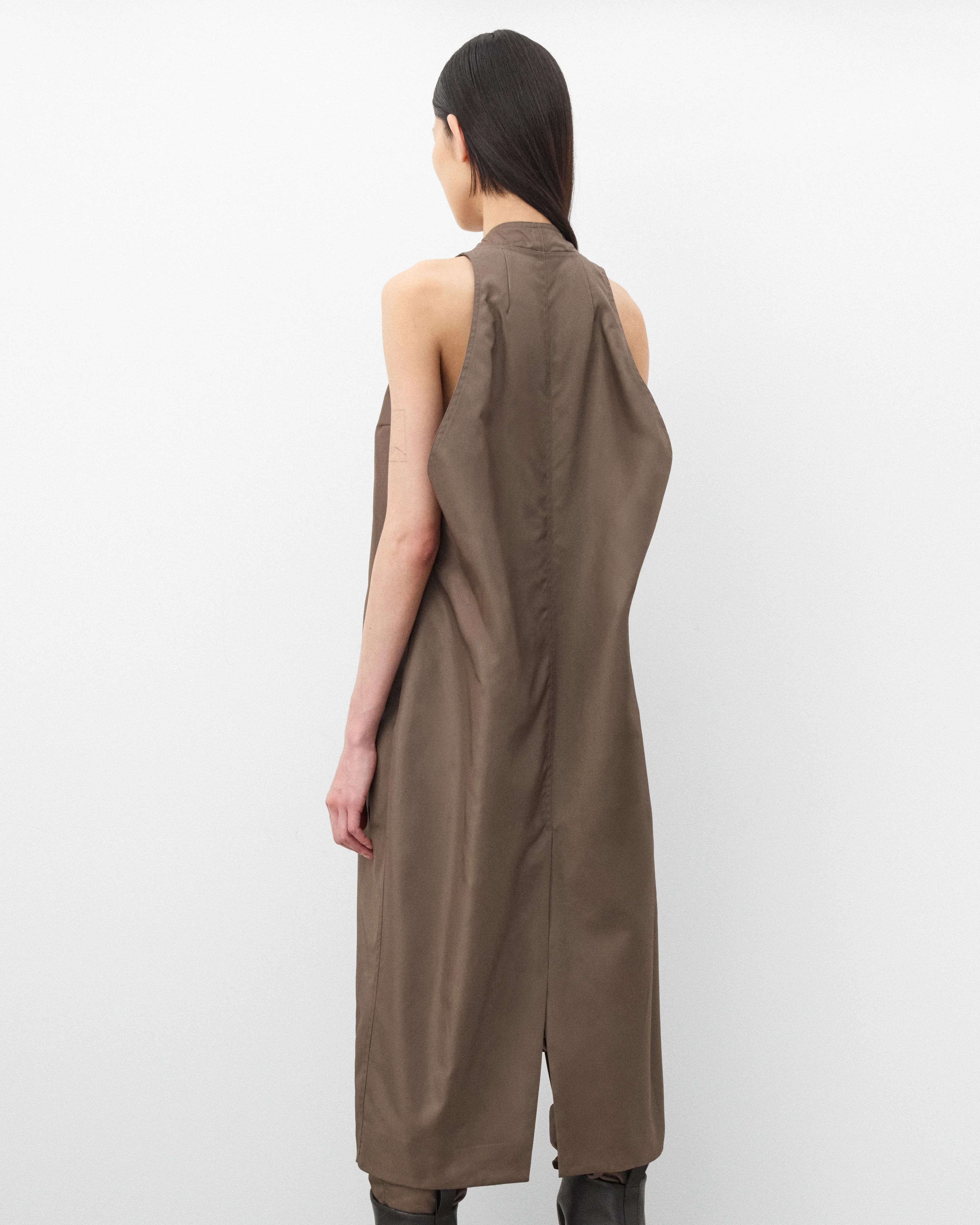 Rick Owens - Women's SL Cyclops Coat - (Dust) - Image 5