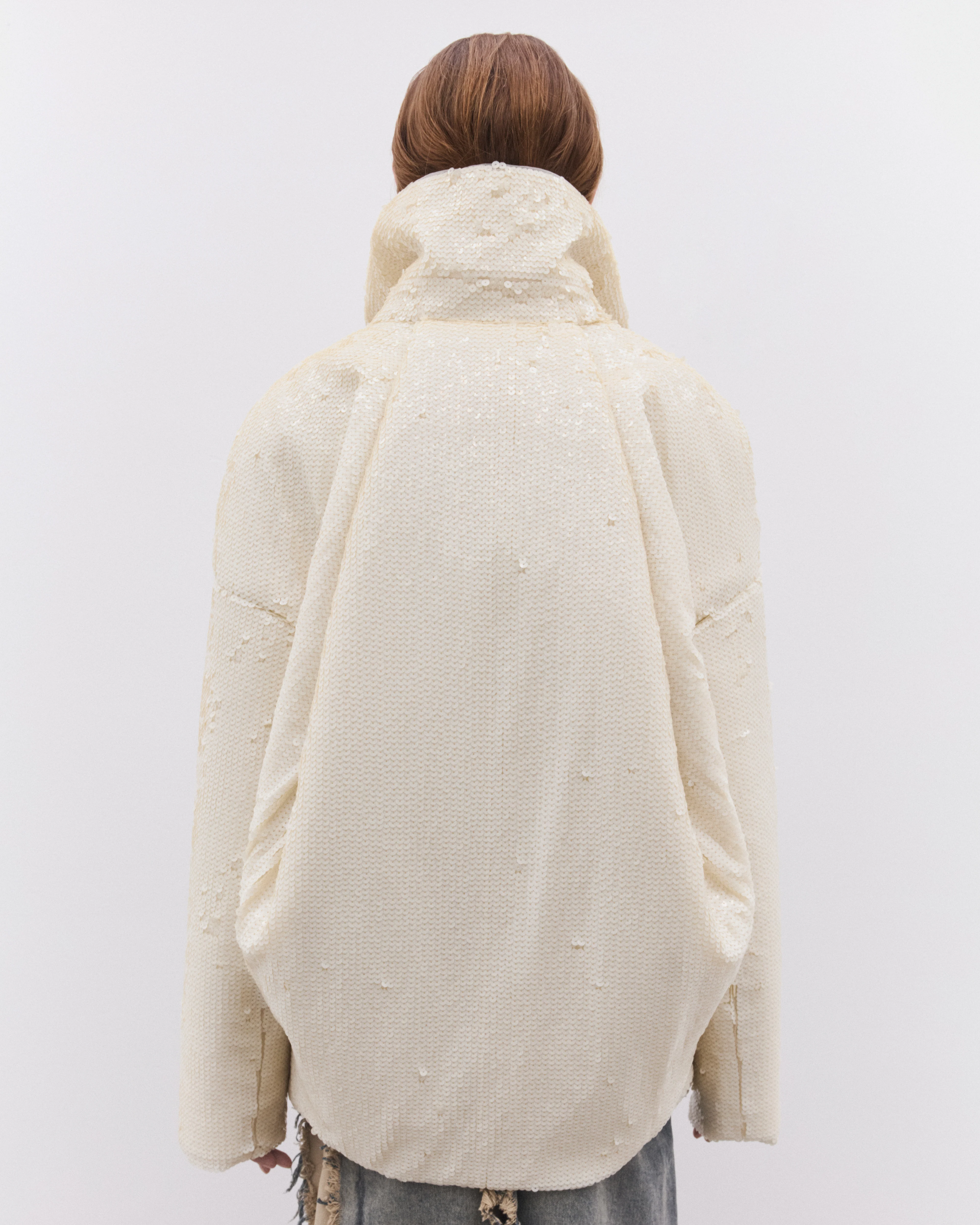 Rick Owens - Women’s Draculimo Embroidered Jacket - (Milk) - Image 5