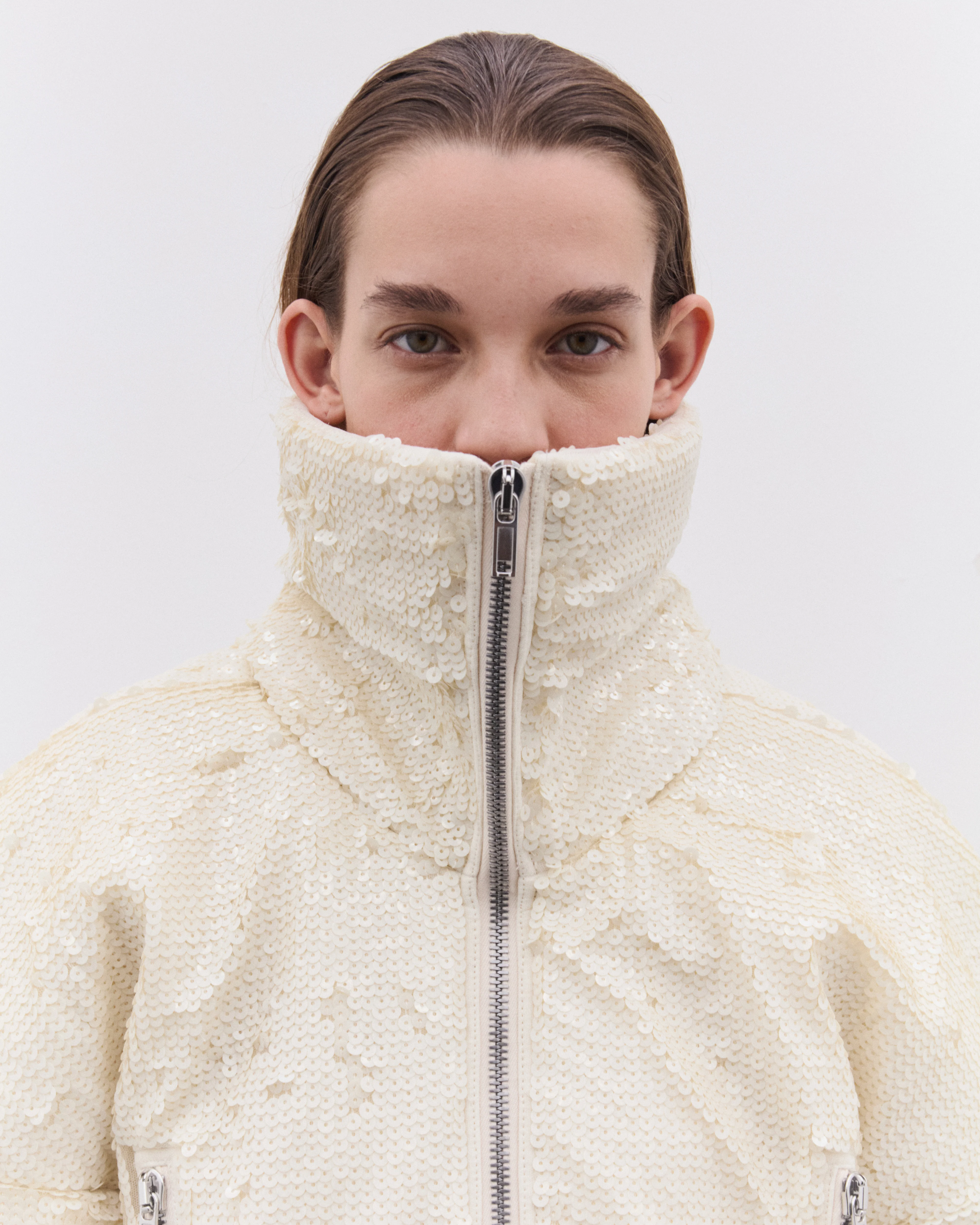 Rick Owens - Women’s Draculimo Embroidered Jacket - (Milk) - Image 7