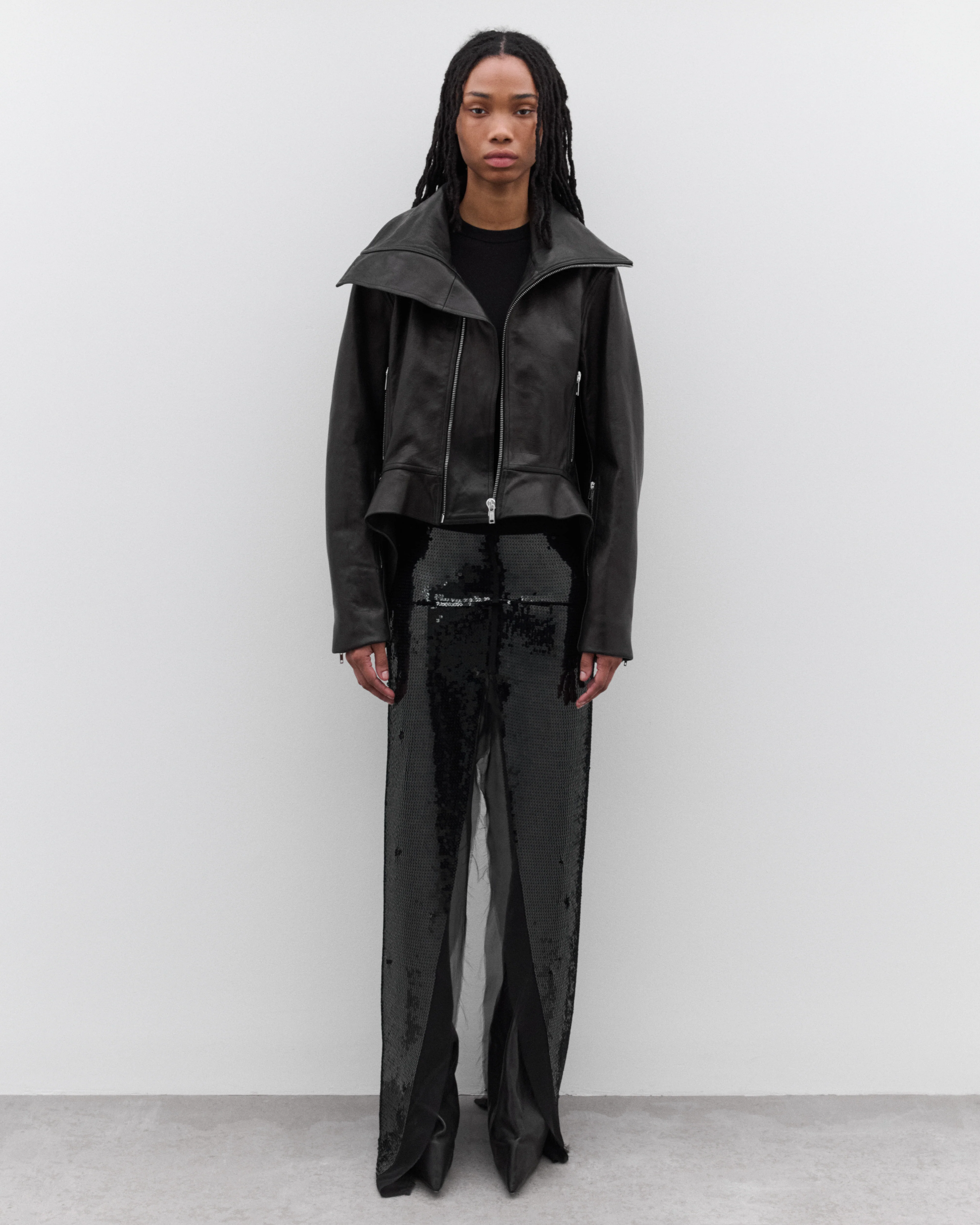 Rick Owens - Women’s Sliced Skirt - (Black) - Image 6