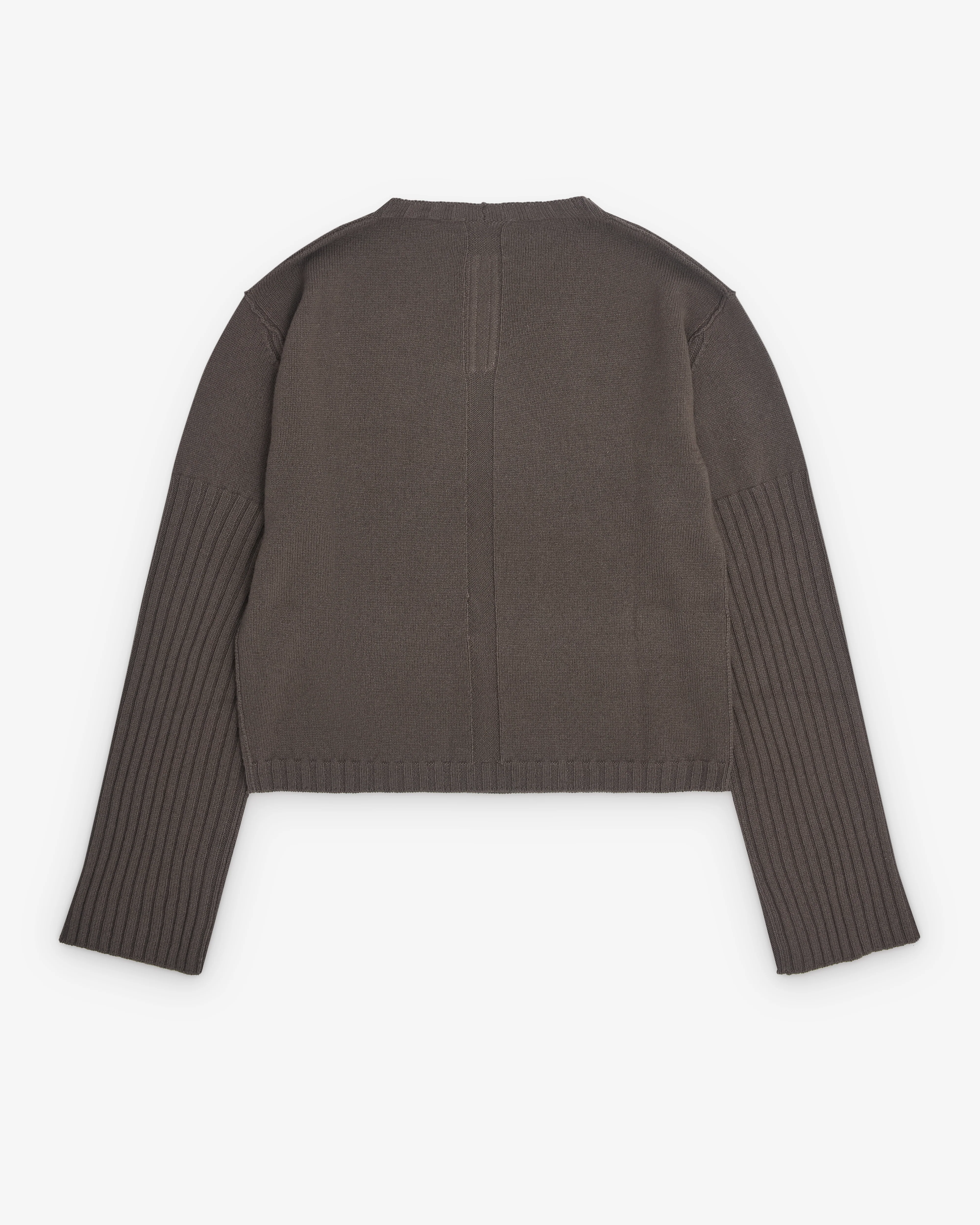 Rick Owens - Women’s Round Neck Sweater - (Dust) - Image 2