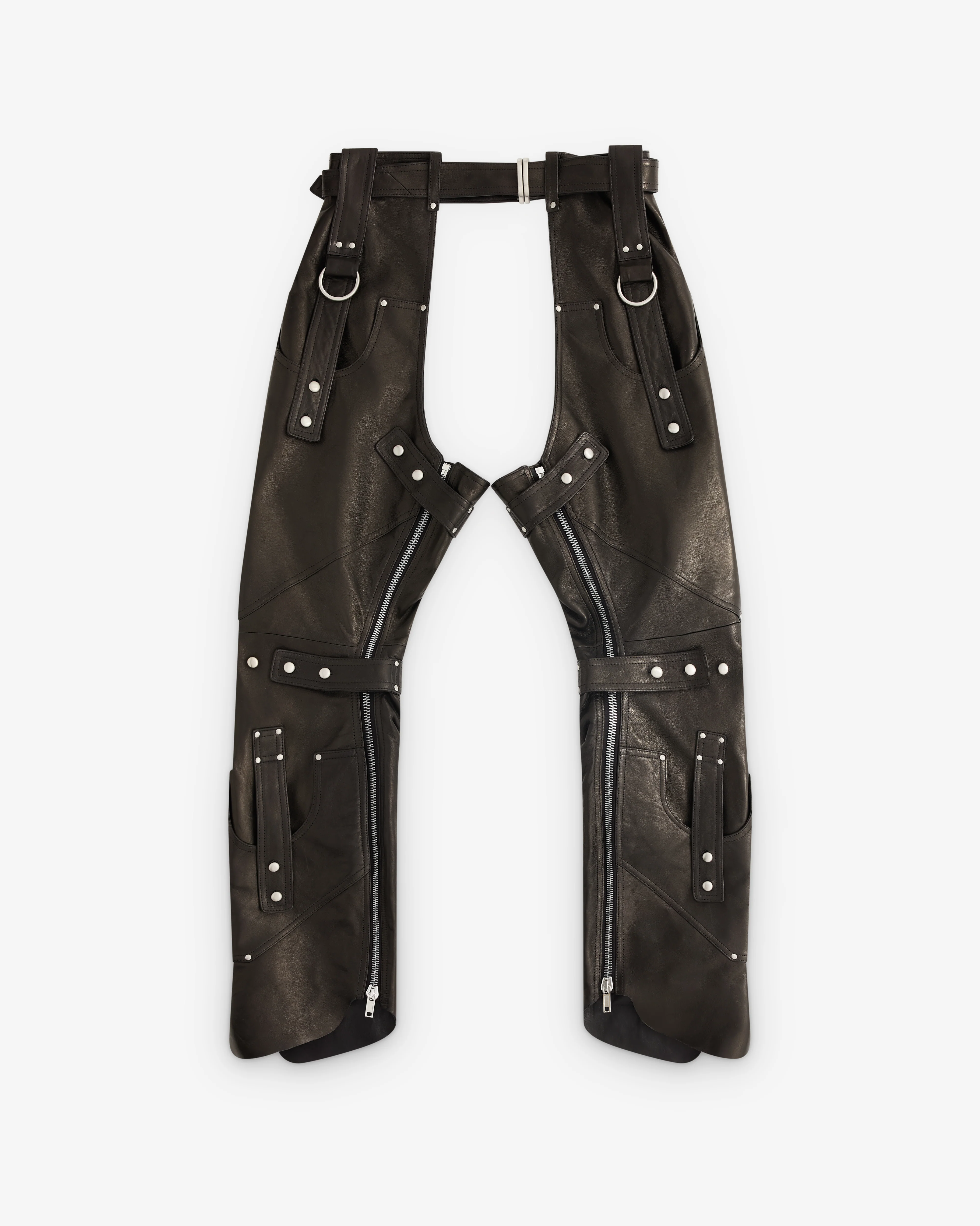 Rick Owens - Women’s Leather Belt - (Black) - Image 2