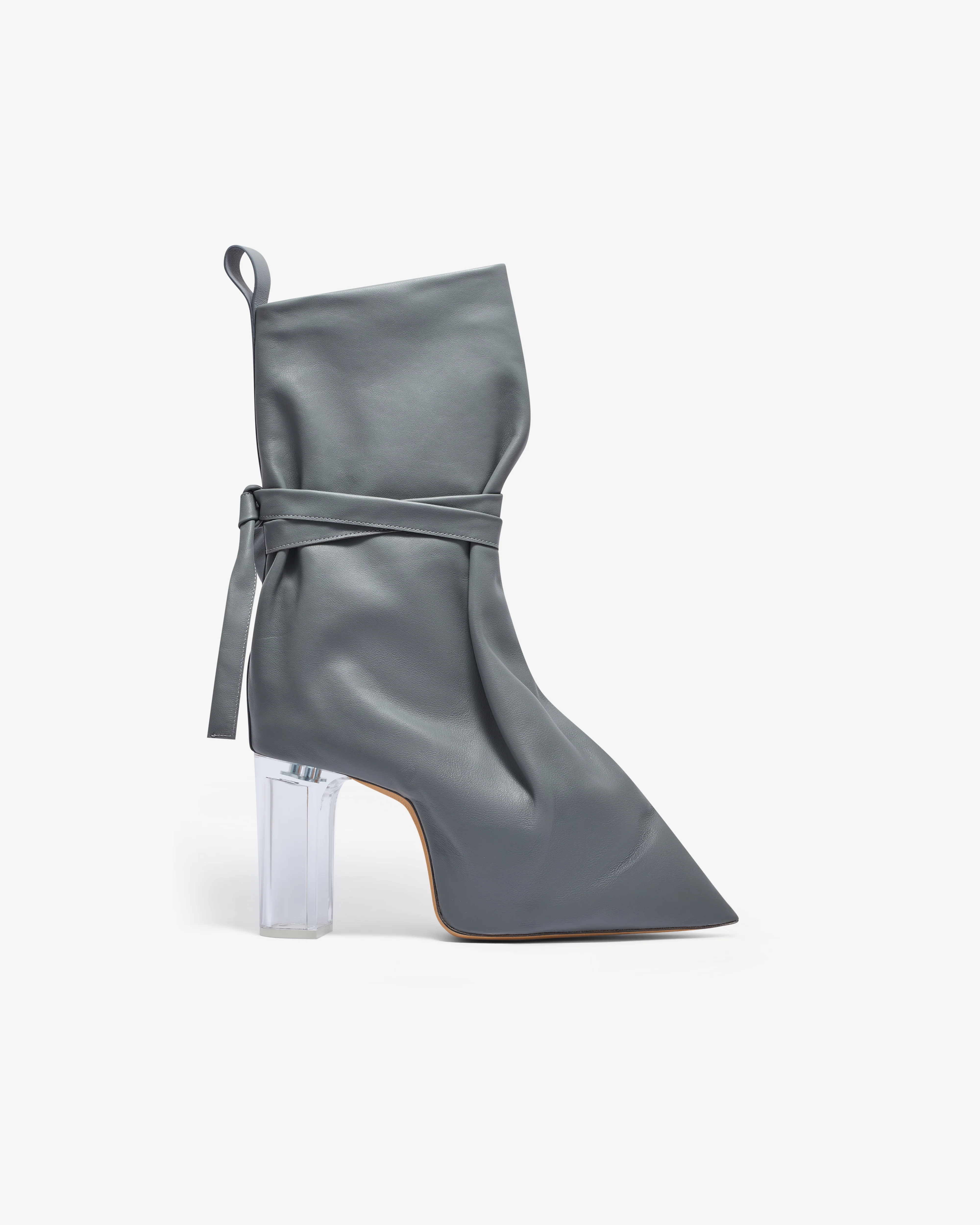 Rick Owens - Women’s Tied Taco Kiss Heels - (Washed Indigo)