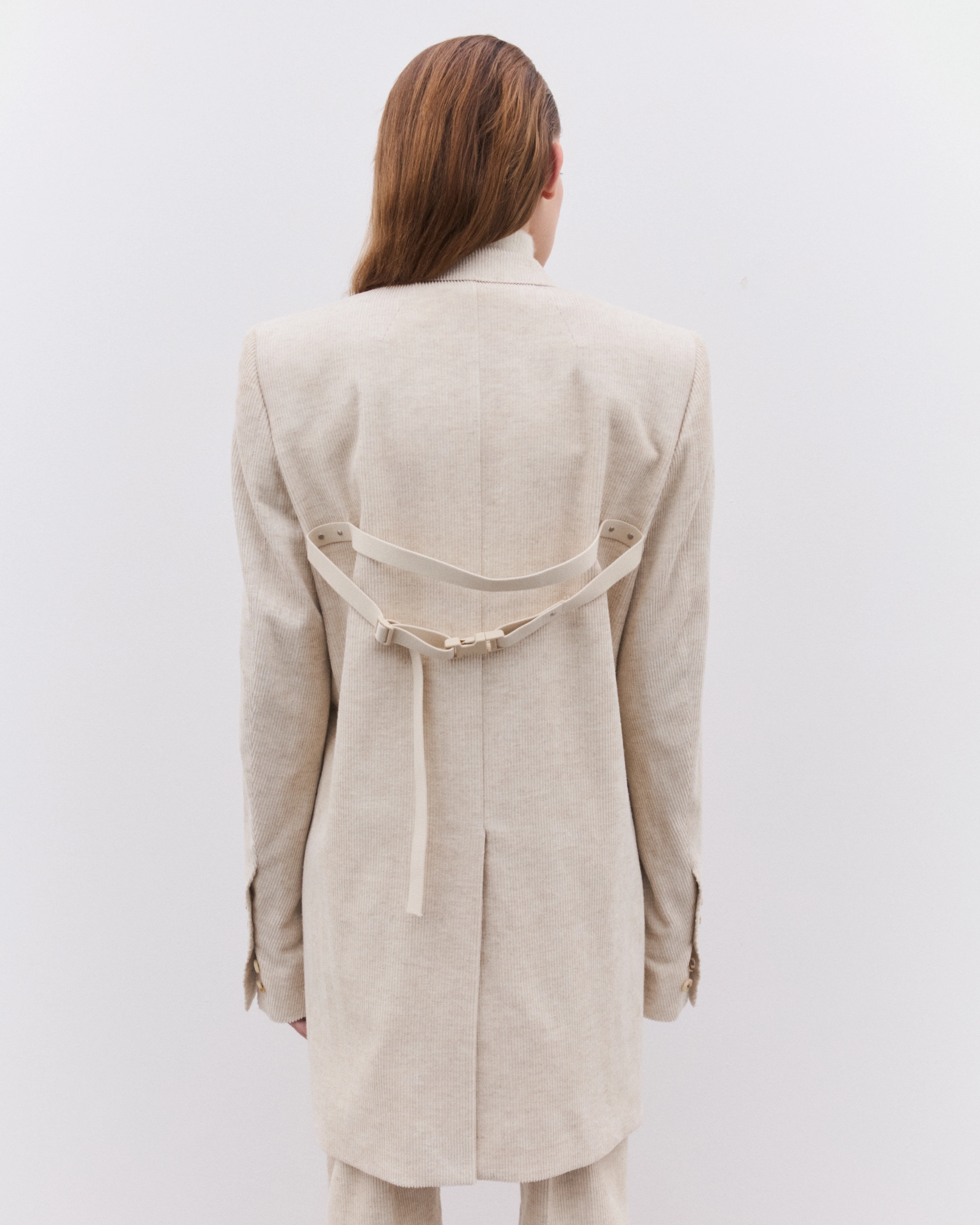 Rick Owens - Women’s Dirt Tailored Jacket - (Natural) - Image 5