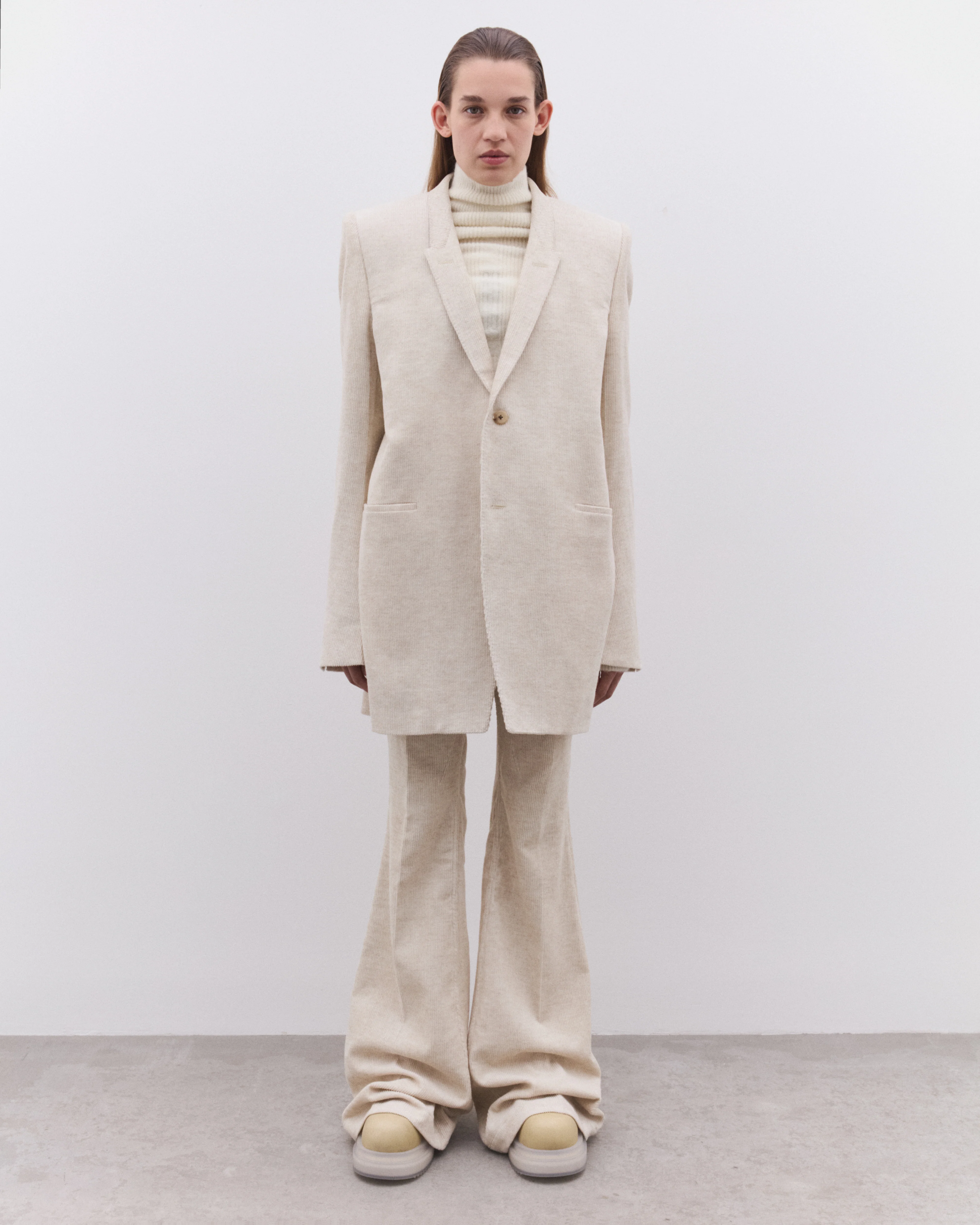 Rick Owens - Women’s Dirt Tailored Jacket - (Natural) - Image 6