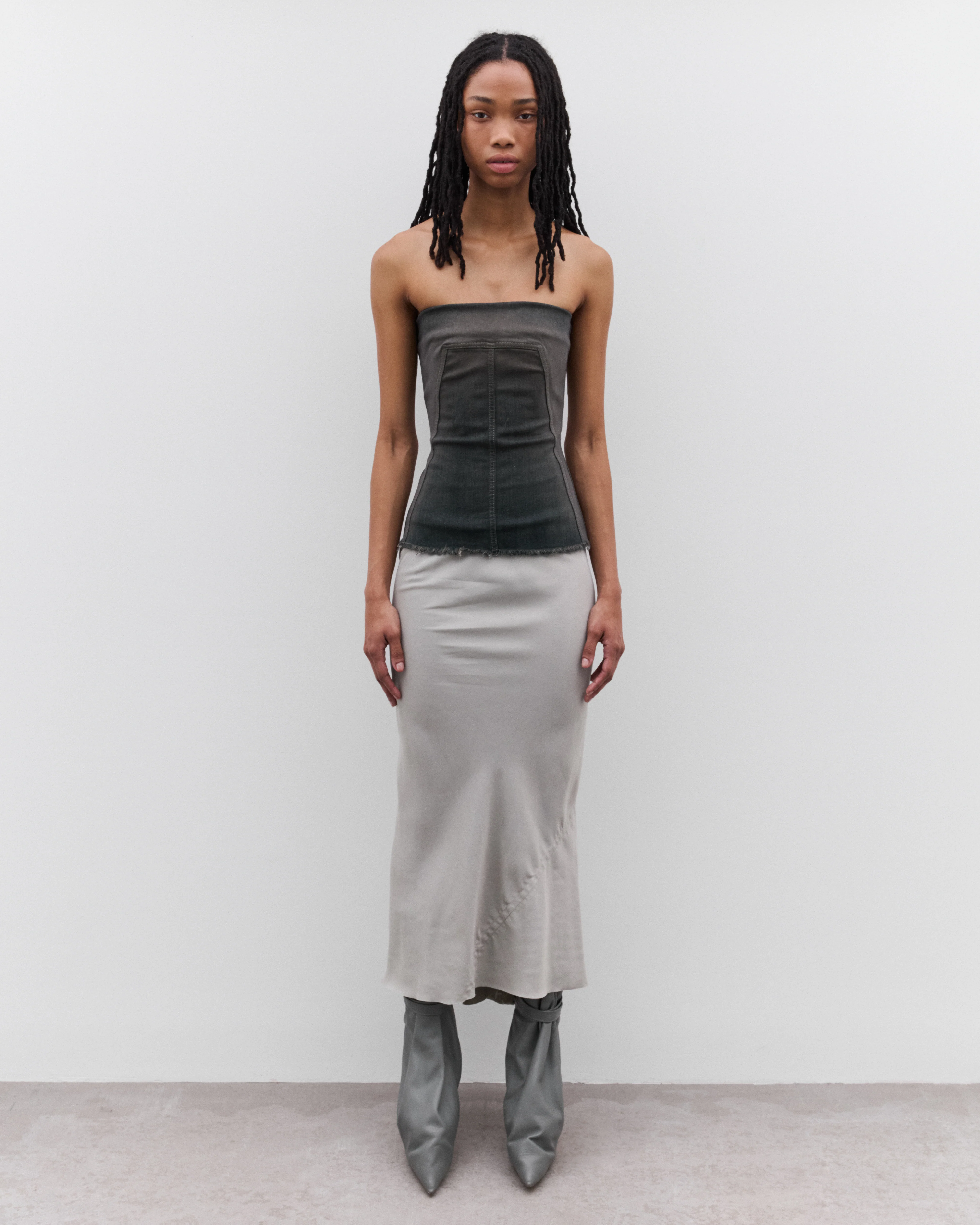 Rick Owens - Women’s A Line Skirt - (Pearl) - Image 6
