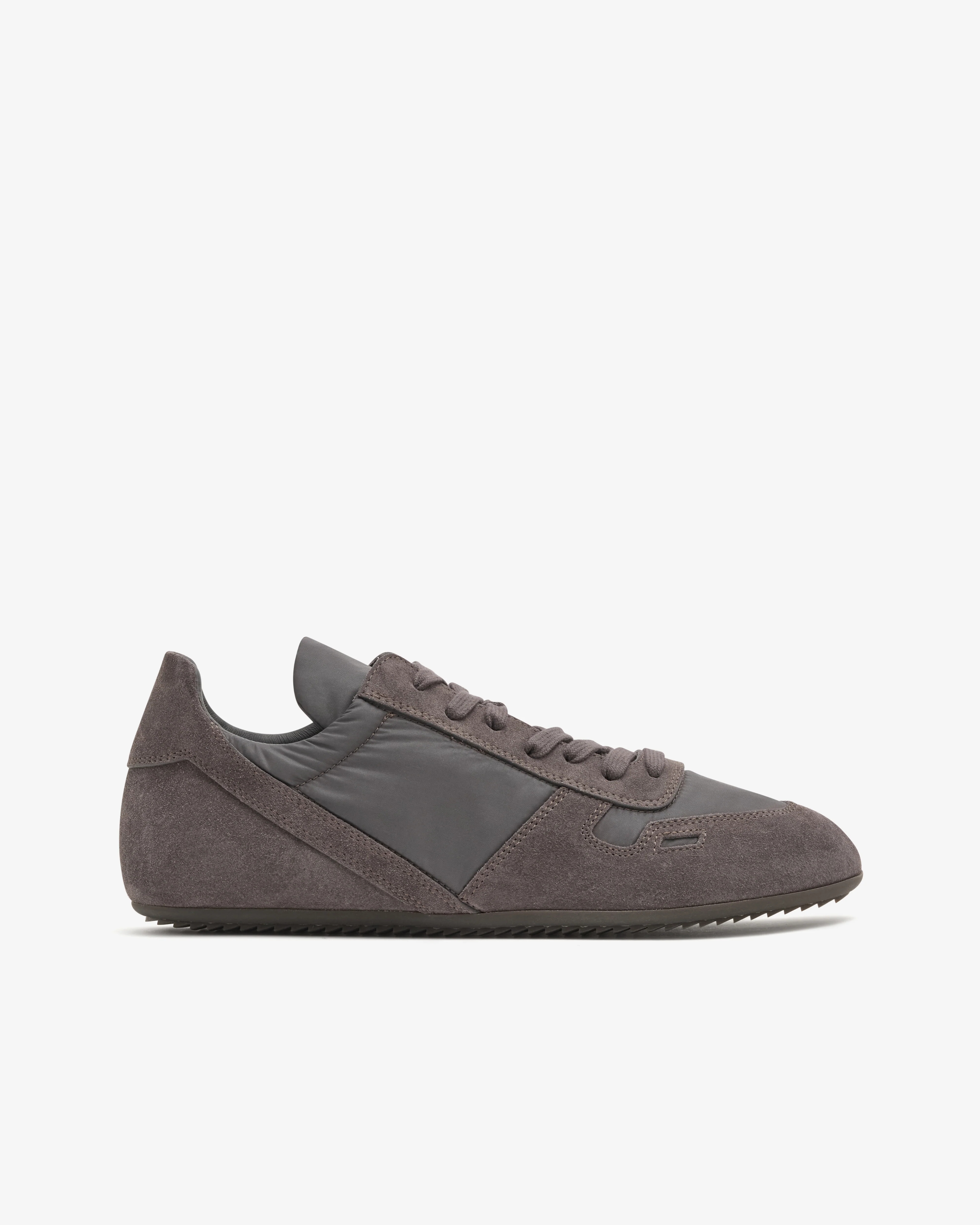 Rick Owens - Suede Minimal Sneaker - (Dark Grey)