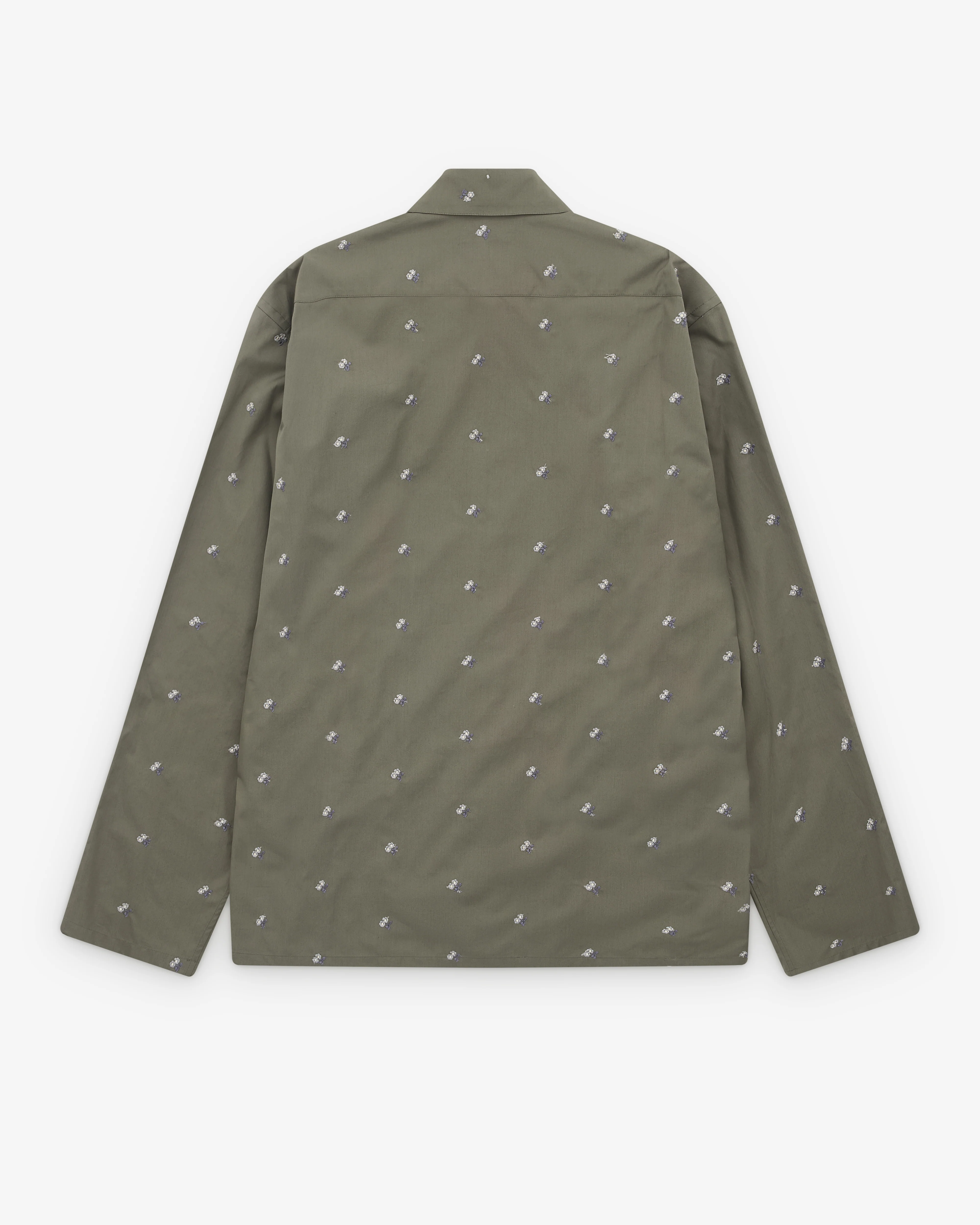 Rier - Men’s Flowers Shirt - (Green) - Image 2