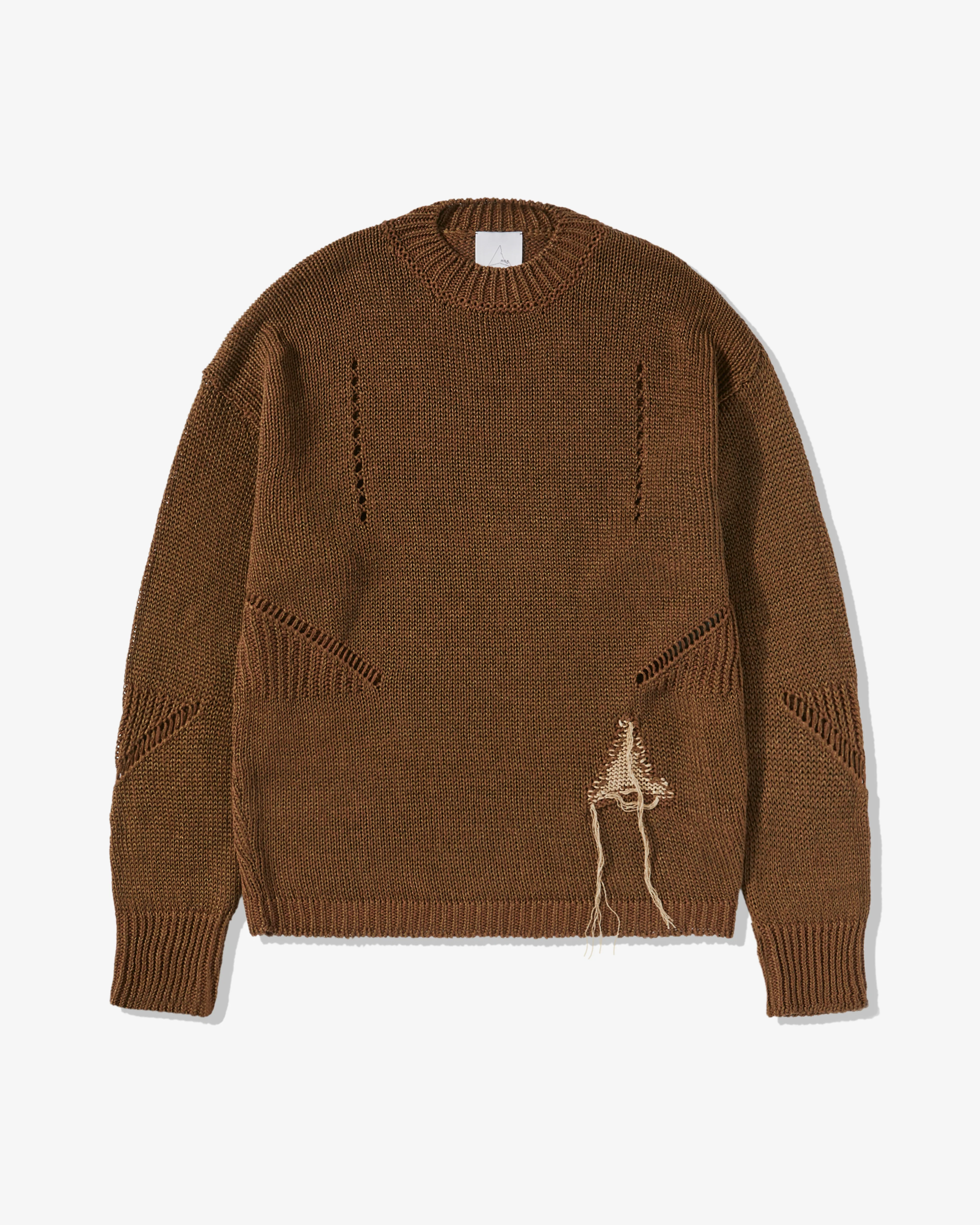 Roa - Men's Hemp Crewneck - (Brown)
