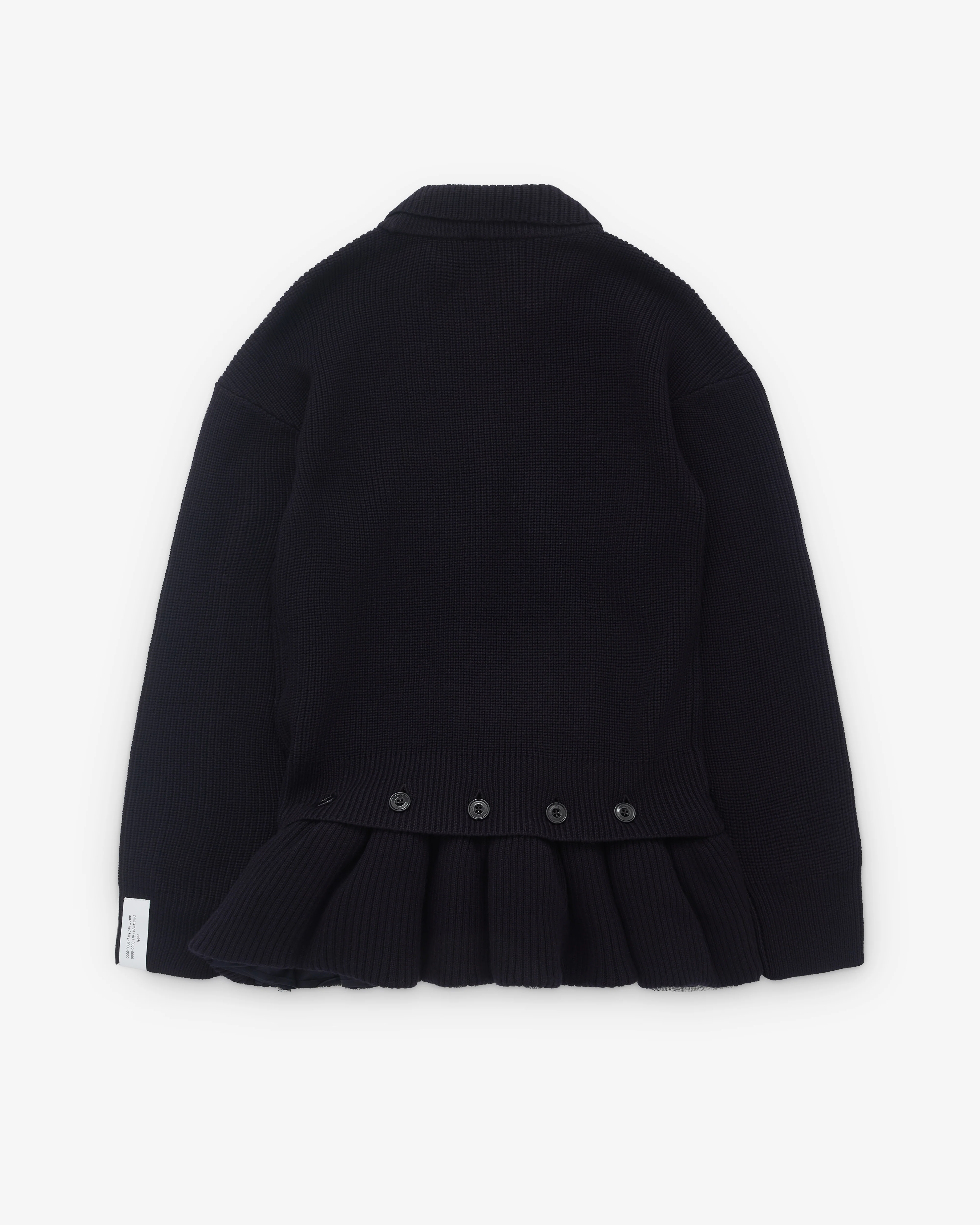 Rokh - Women’s Peplum Knit - (Dark Navy) - Image 2