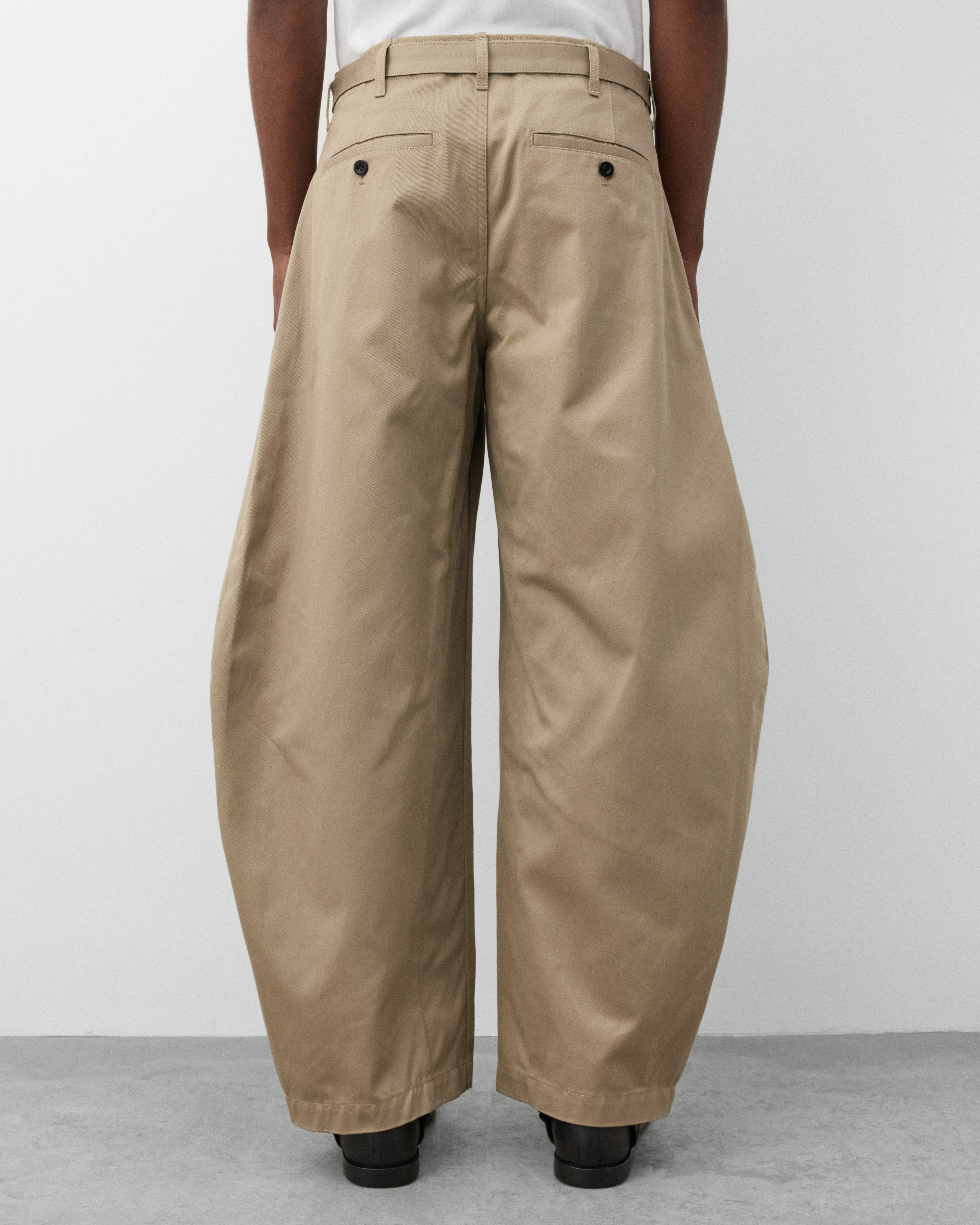Sacai - Men's Cotton Chino Pants - (Beige) - Image 5