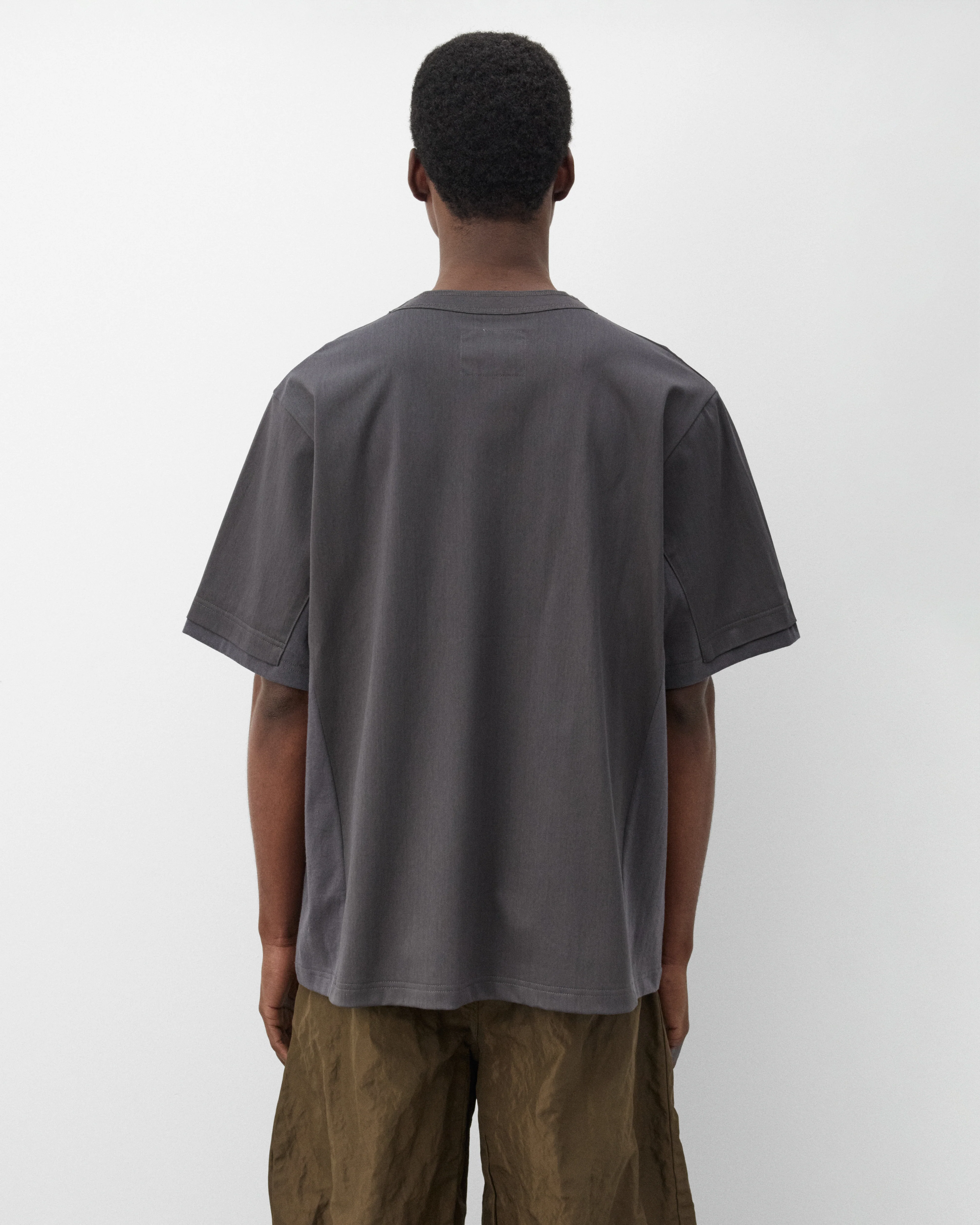 Sacai  - Men's Cotton Jersey T-Shirt - (Black) - Image 5
