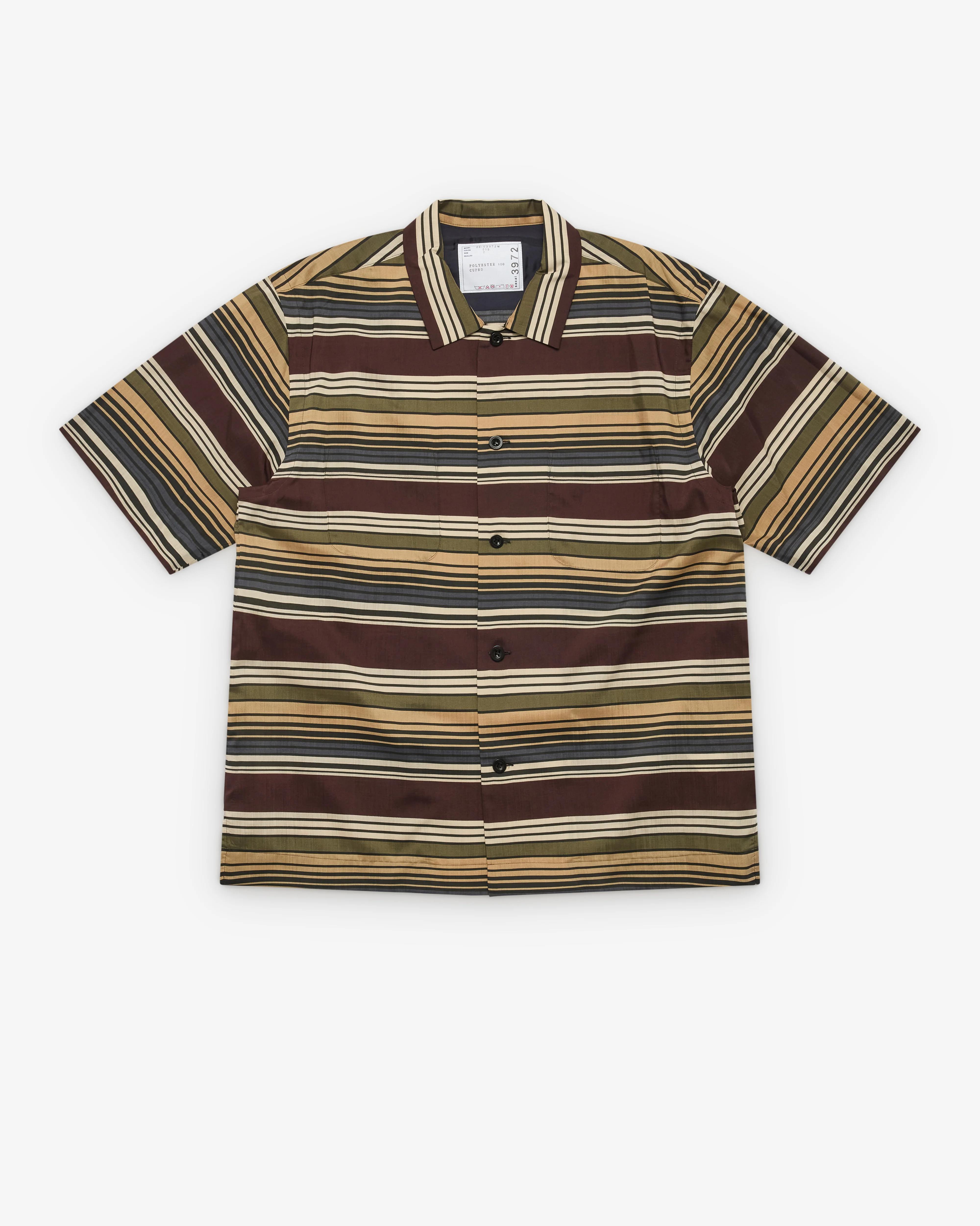 Sacai - Men's Horizontal Stripe Shirt - (Multi)