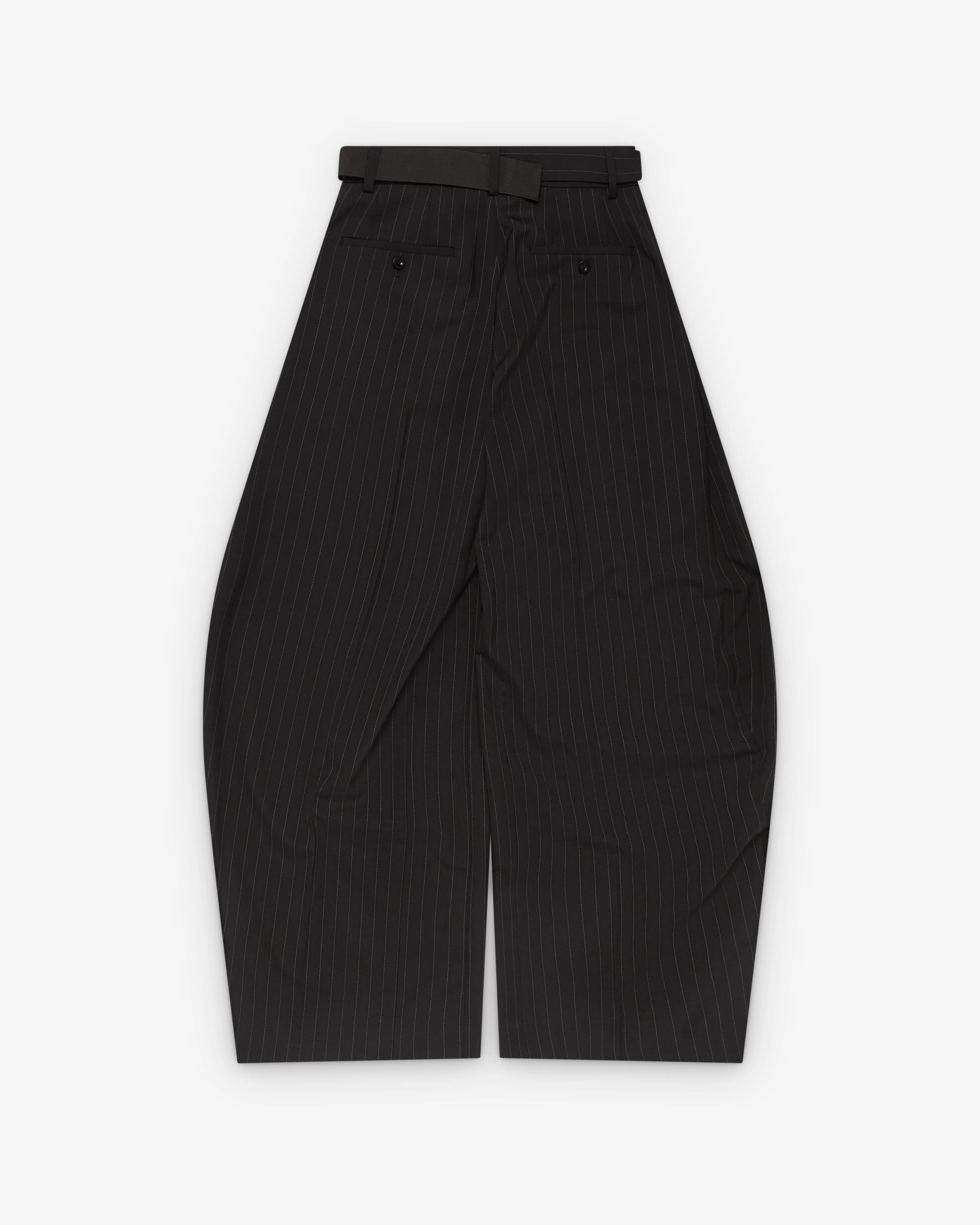 Sacai  - Women's Chalk Stripe Pants - (Brown) - Image 2