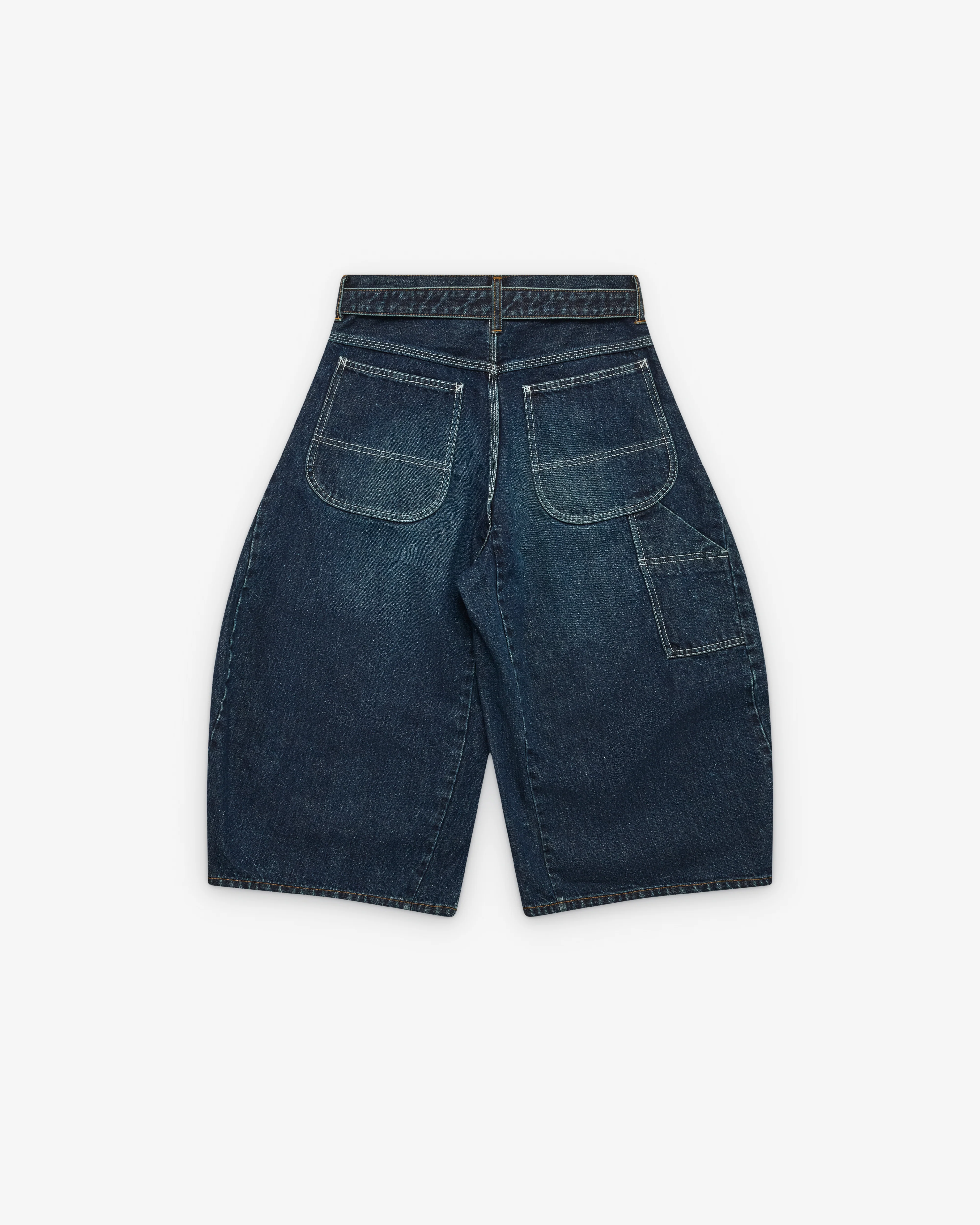 Sacai - Women's Denim Shorts - (Blue) - Image 2