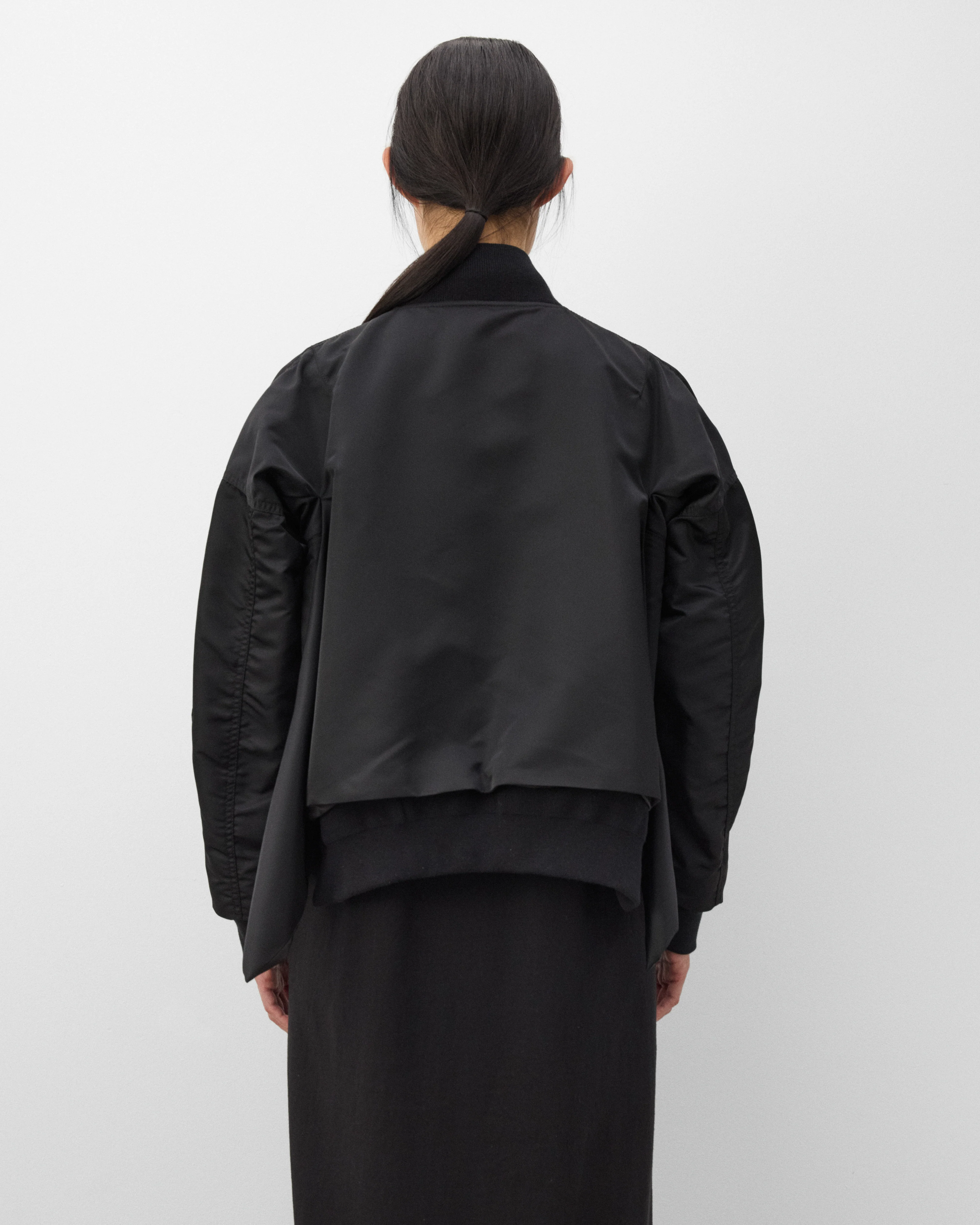 sacai - Women's Bomber Jacket - (Black) - Image 5