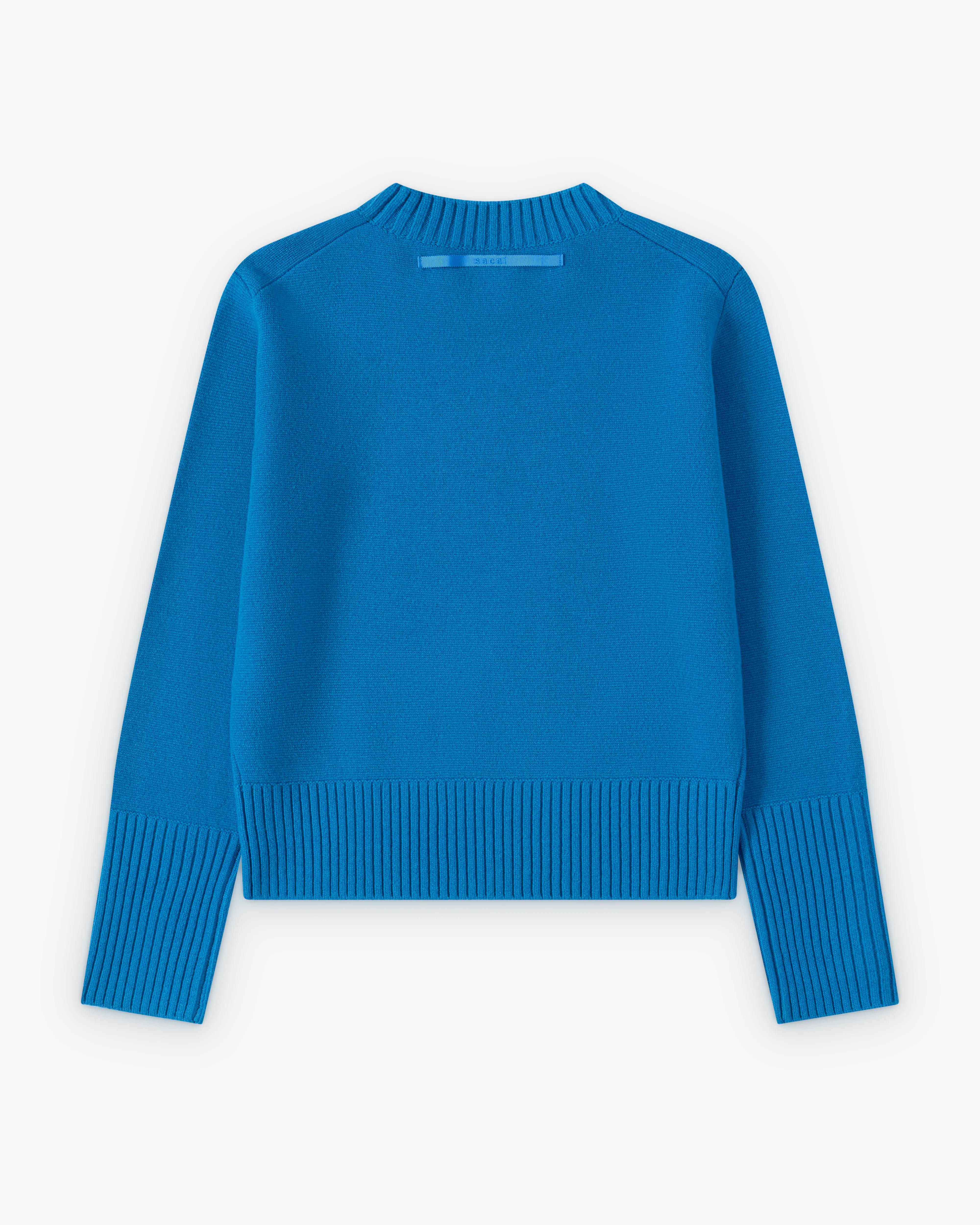 Sacai - Women's Wool Knit Pullover - (Blue) - Image 2