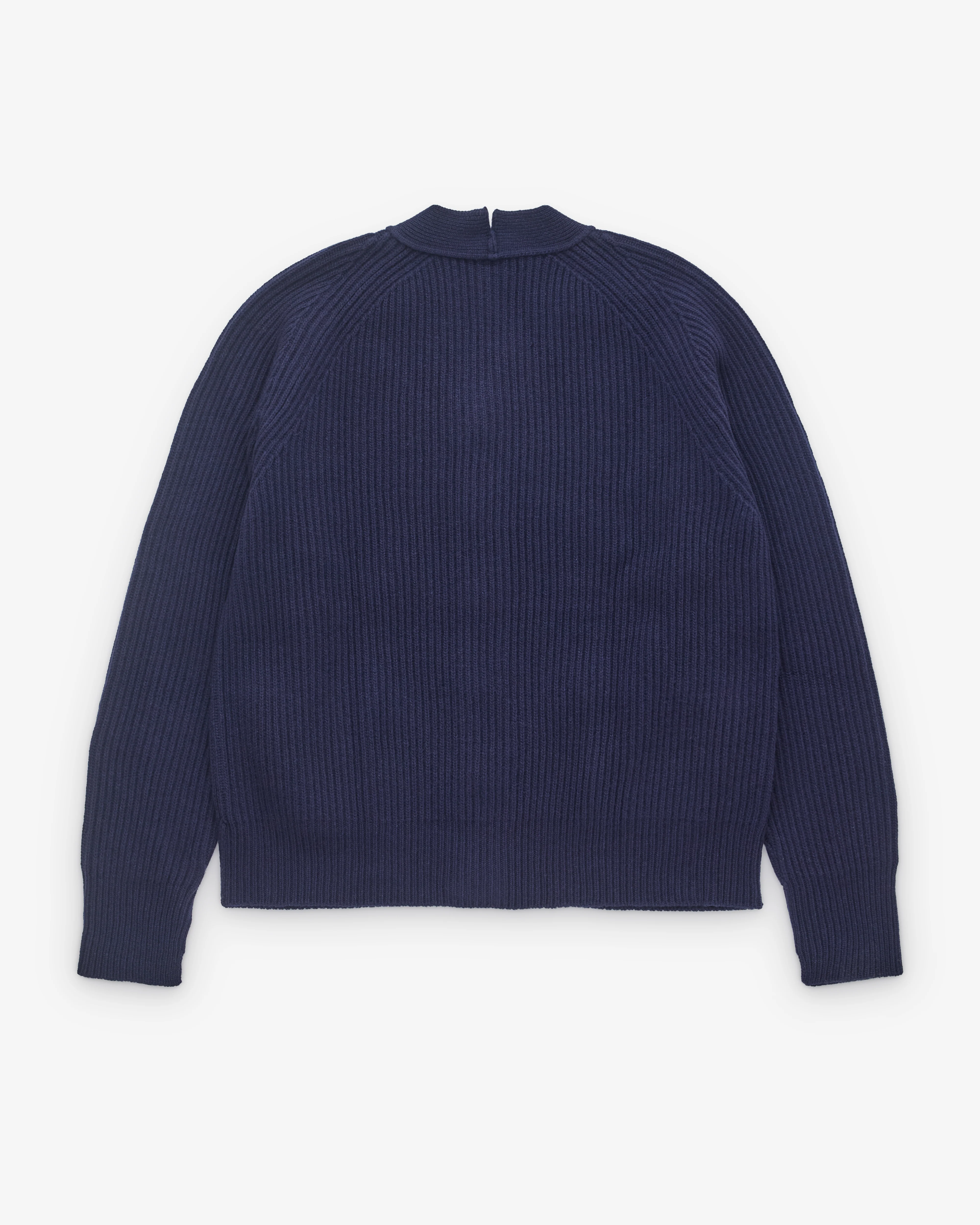 Salon C. Lundman - Men's Cardigan - (Navy) - Image 2