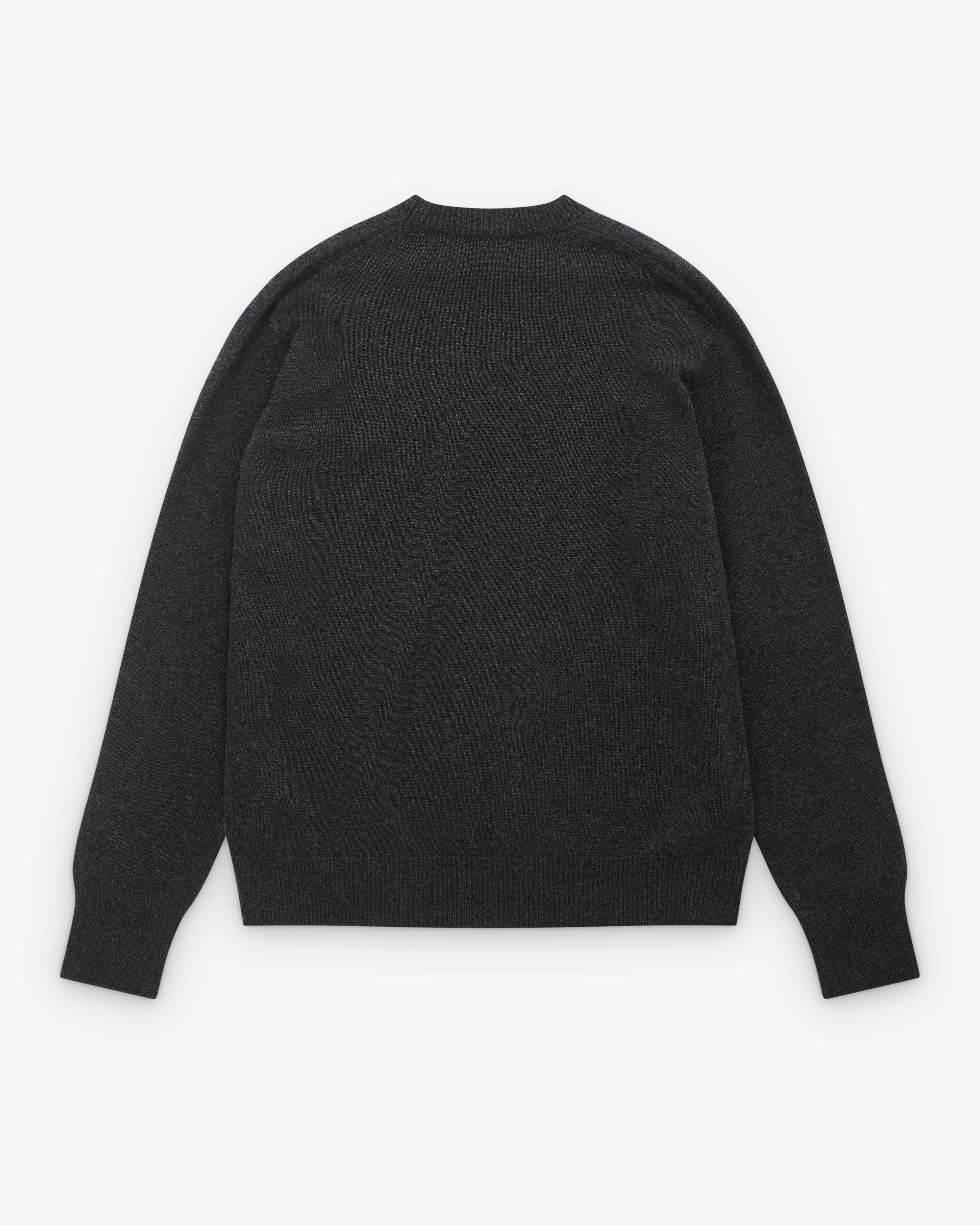 Salon C. Lundman - Men's V Neck Sweater - (Dark Grey) - Image 2