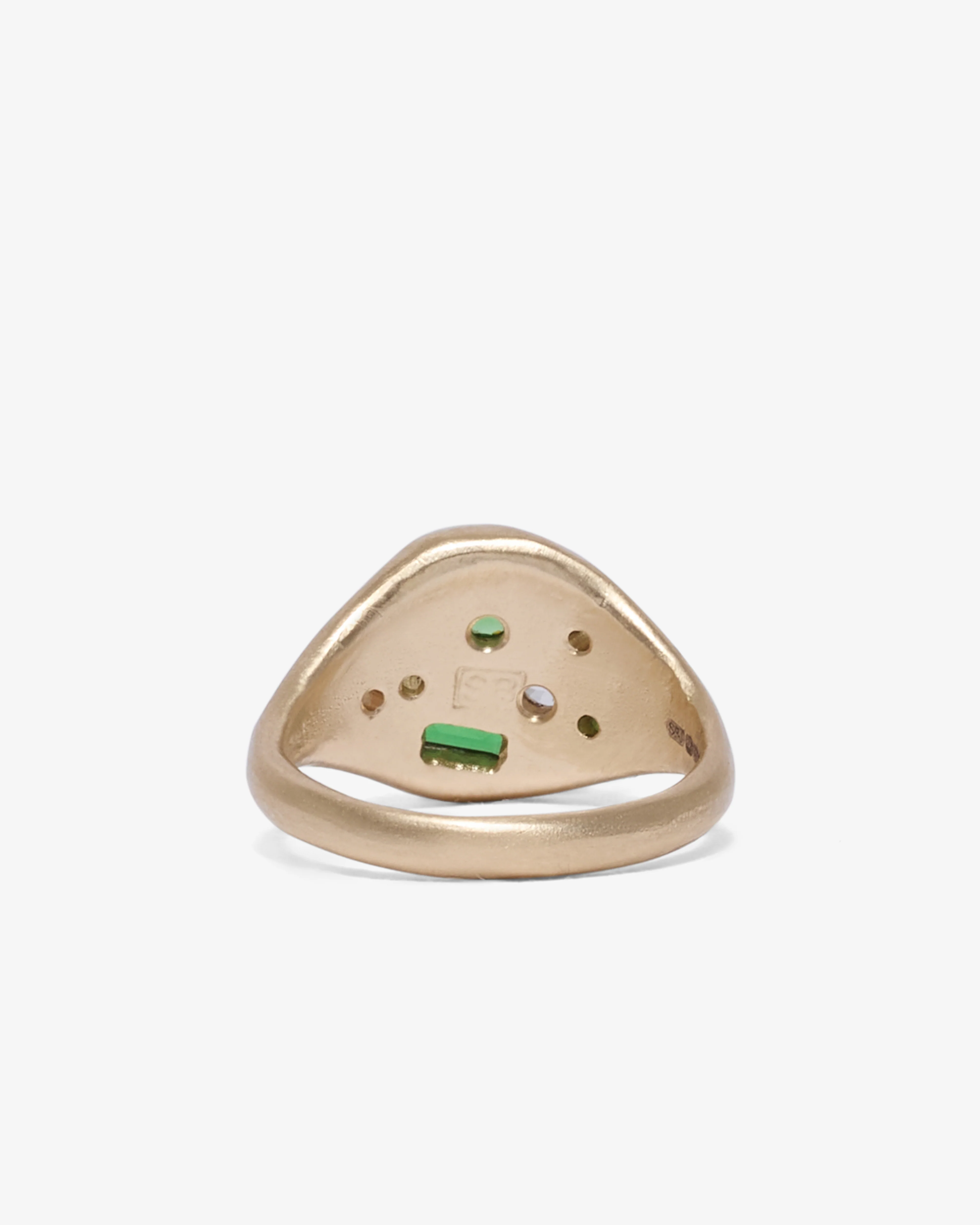 Seb Brown - Green Treasure Ring Gold - (Yellow Gold) - Image 3